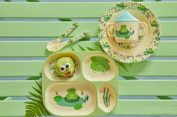 Stoviglie per bambini 4 pezzi Rice - Rana - RICE