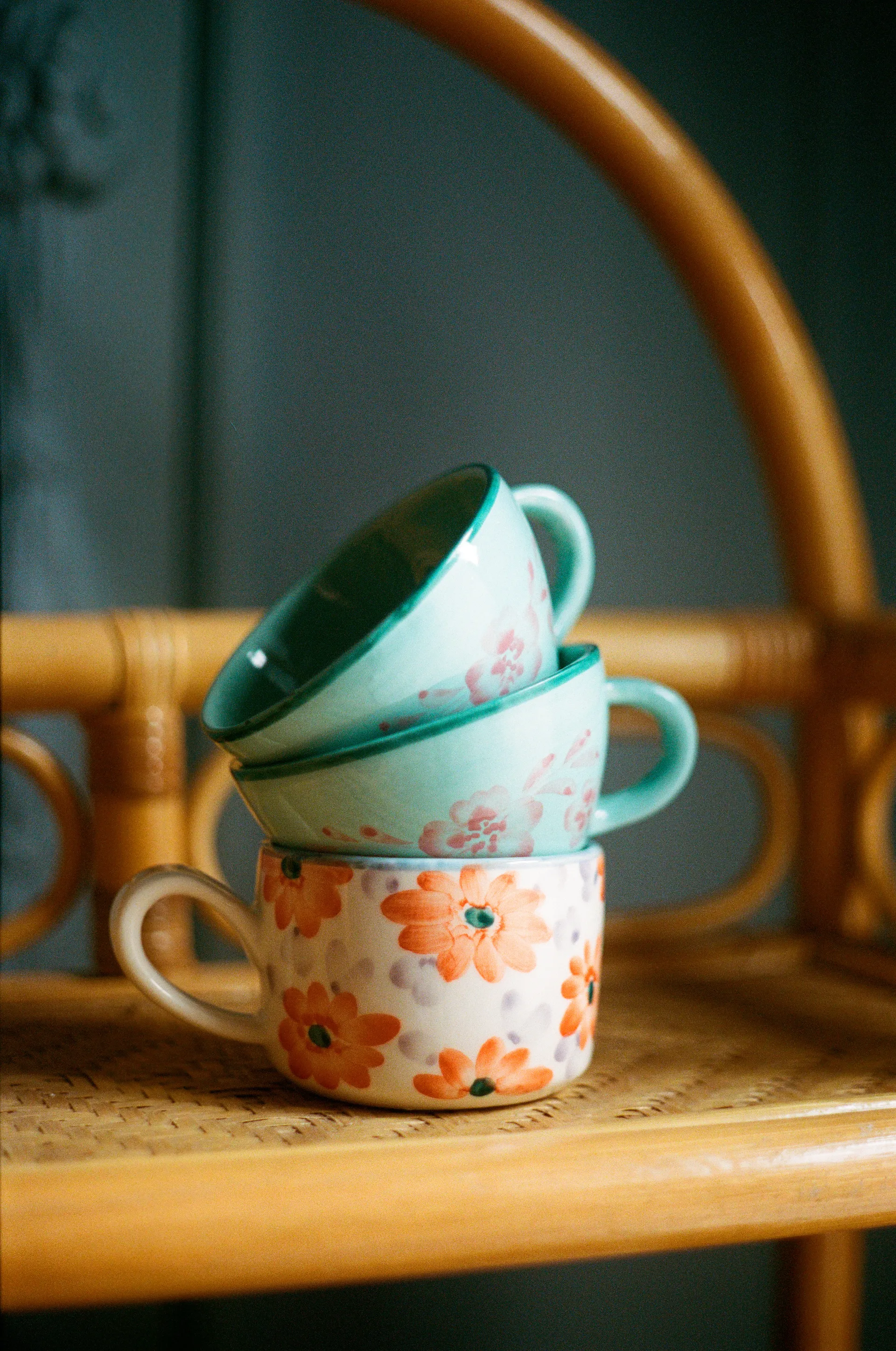 Tazza in ceramica Rice 20 cl, Arancio RICE