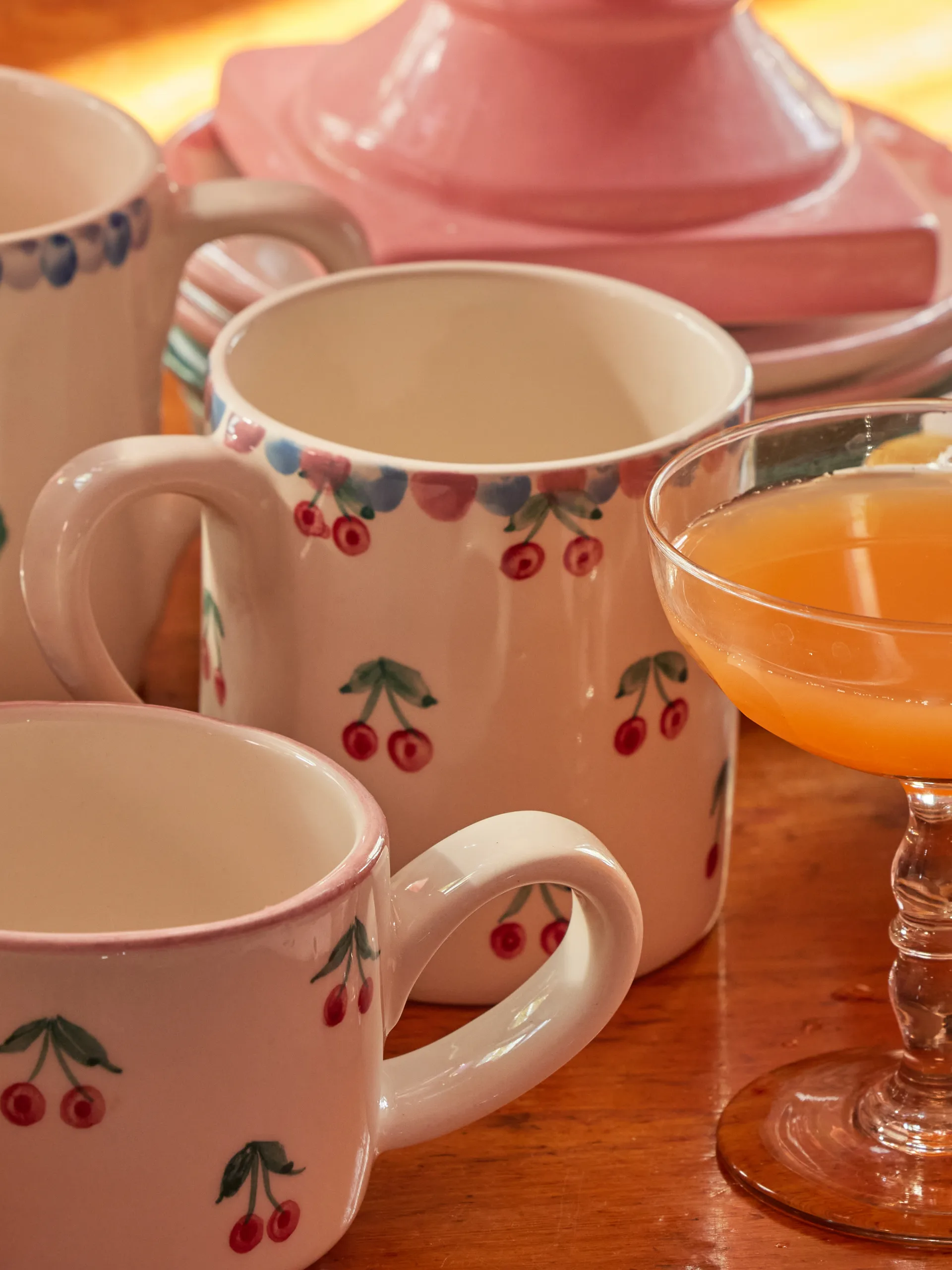 Tazza in ceramica Rice 42 cl, Ciliegia RICE