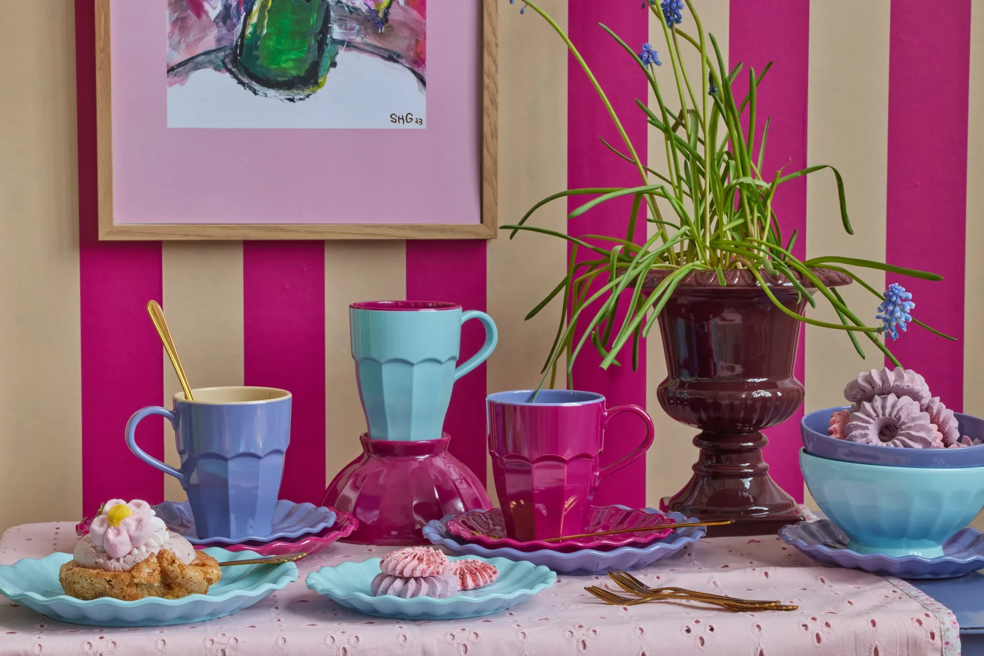 Tazza in melamina di riso, Lavanda RICE