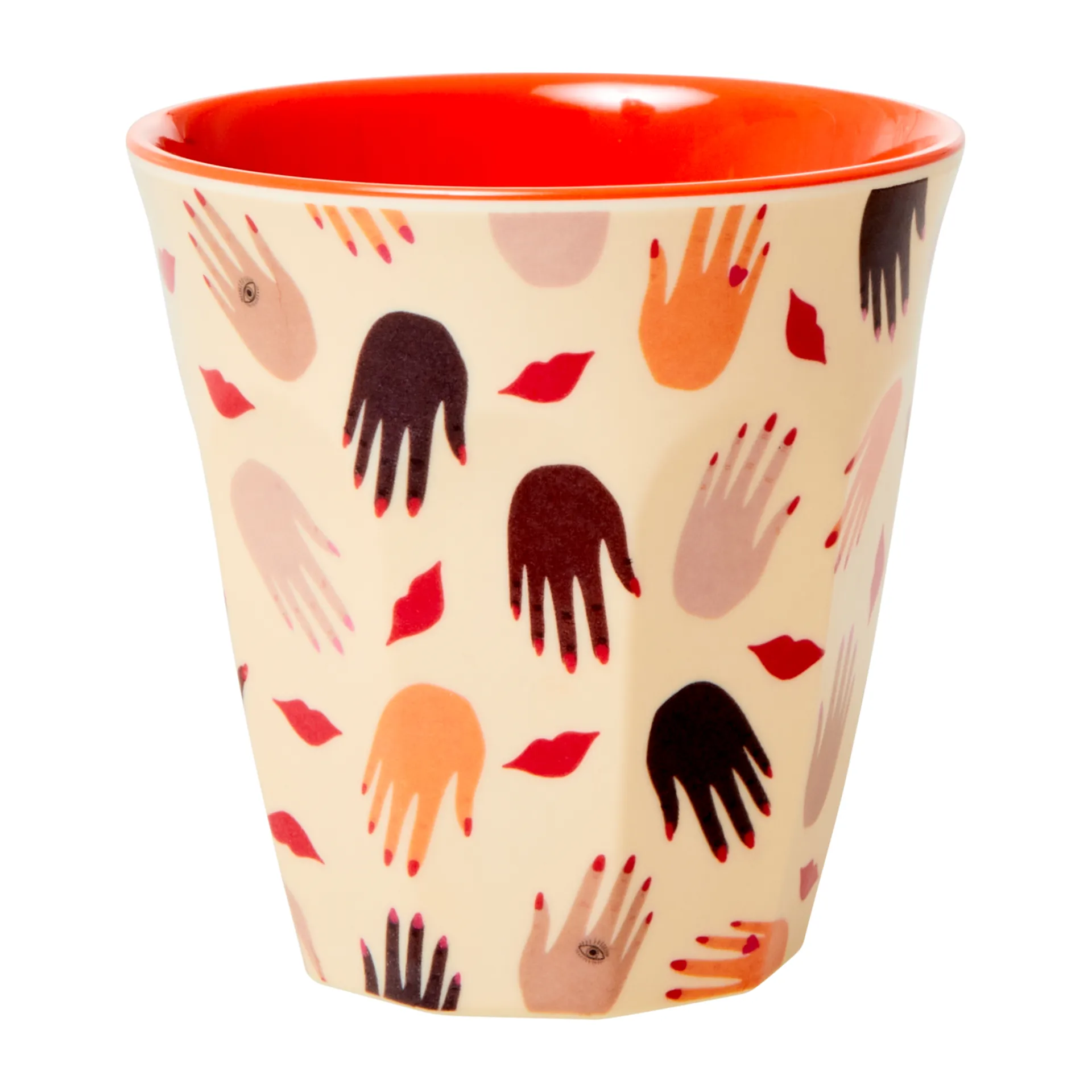Tazza in melammina S confezione da 6 Rice, Disco ball-prints RICE