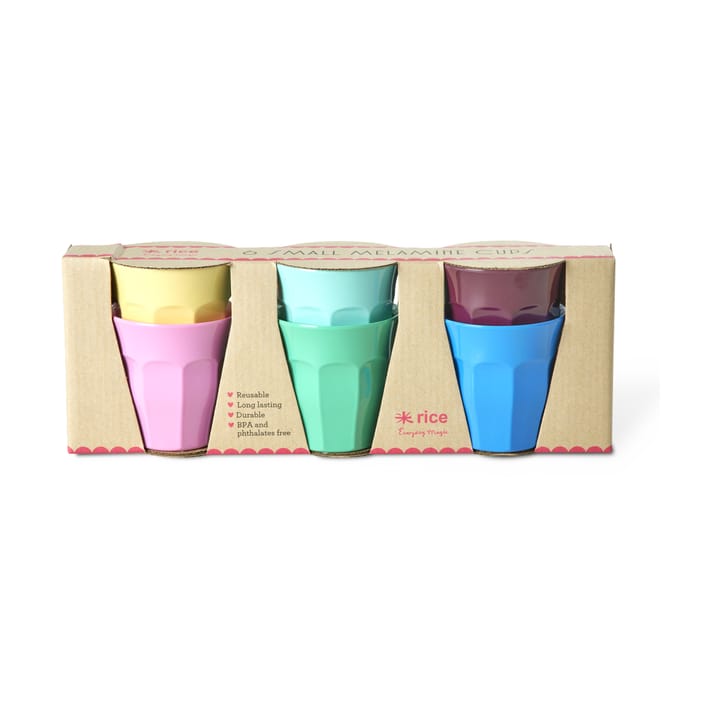 Tazza in melammina S confezione da 6 Rice - Show your true colors - RICE
