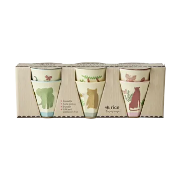 Tazza in melammina S confezione da 6 Rice - Sweet Jungle - RICE