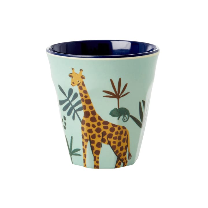 Tazza per bambini Rice animali della giungla, blu RICE