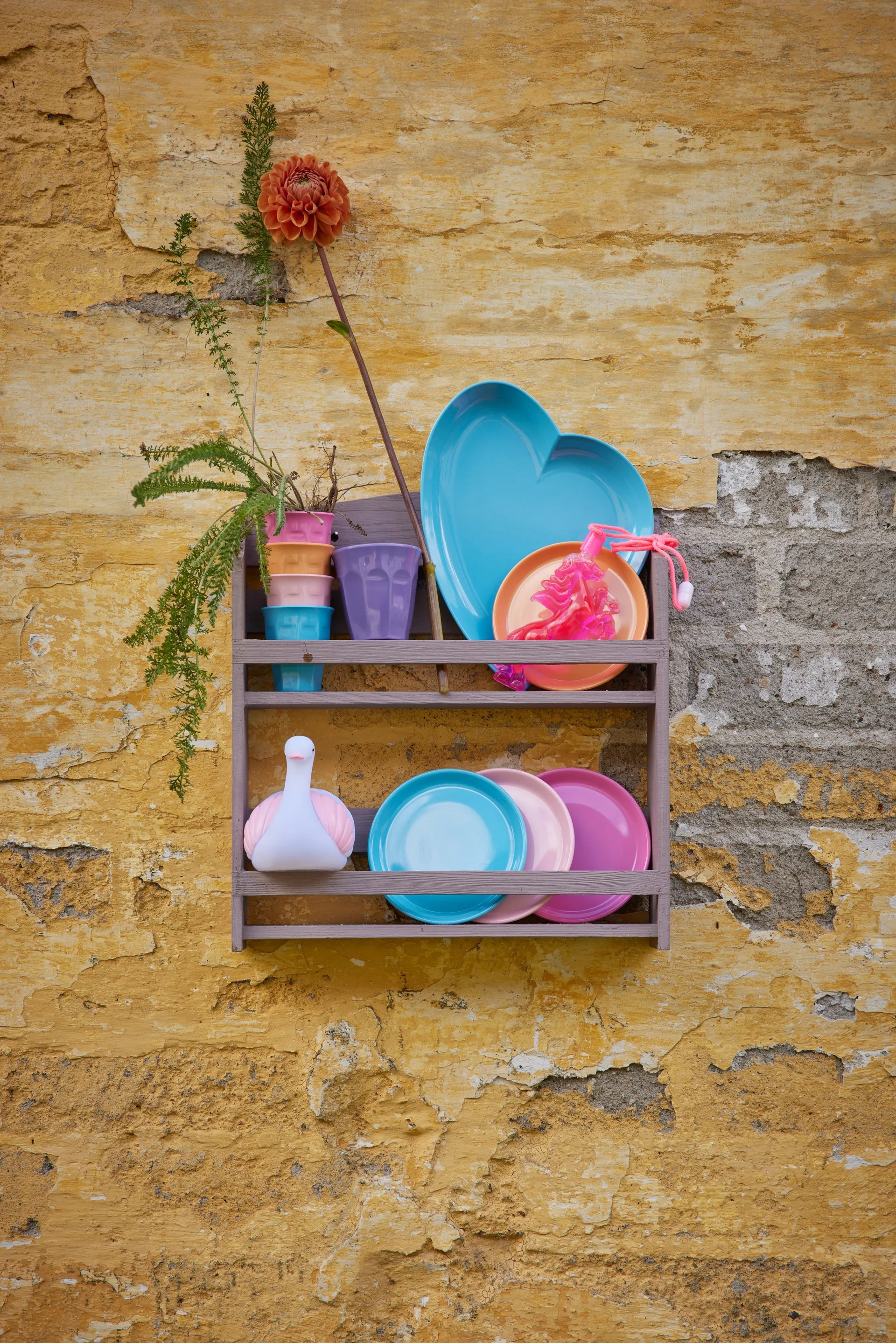 Tazzina da espresso Rice in melamina, confezione regalo 4 pezzi, Multicolore RICE