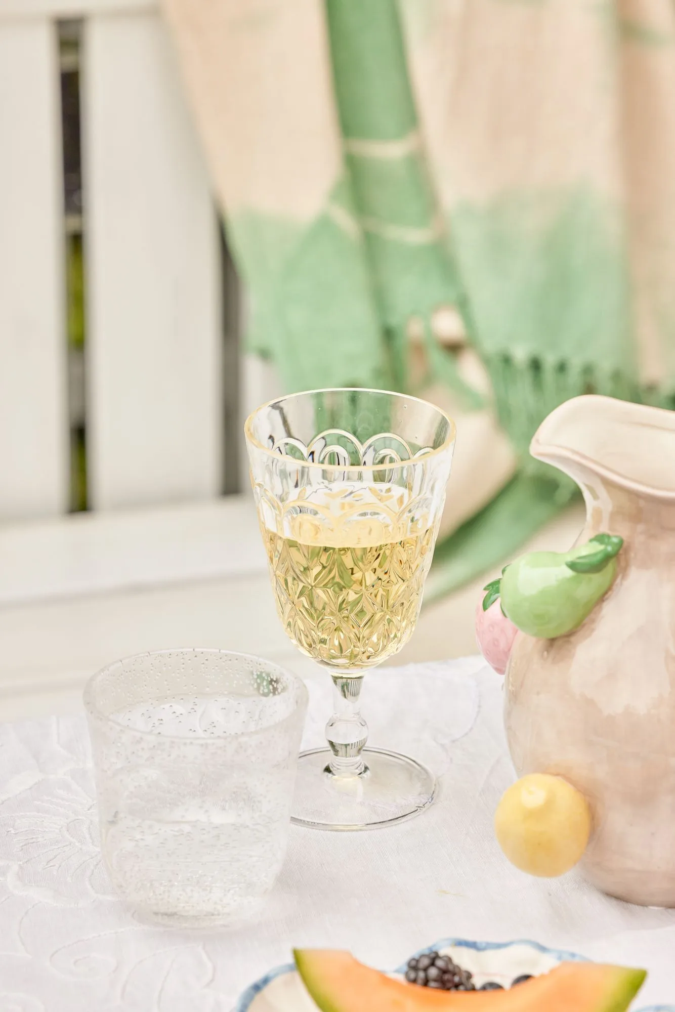 Vaso in ceramica Rice 25 cm, Frutti in rilievo RICE