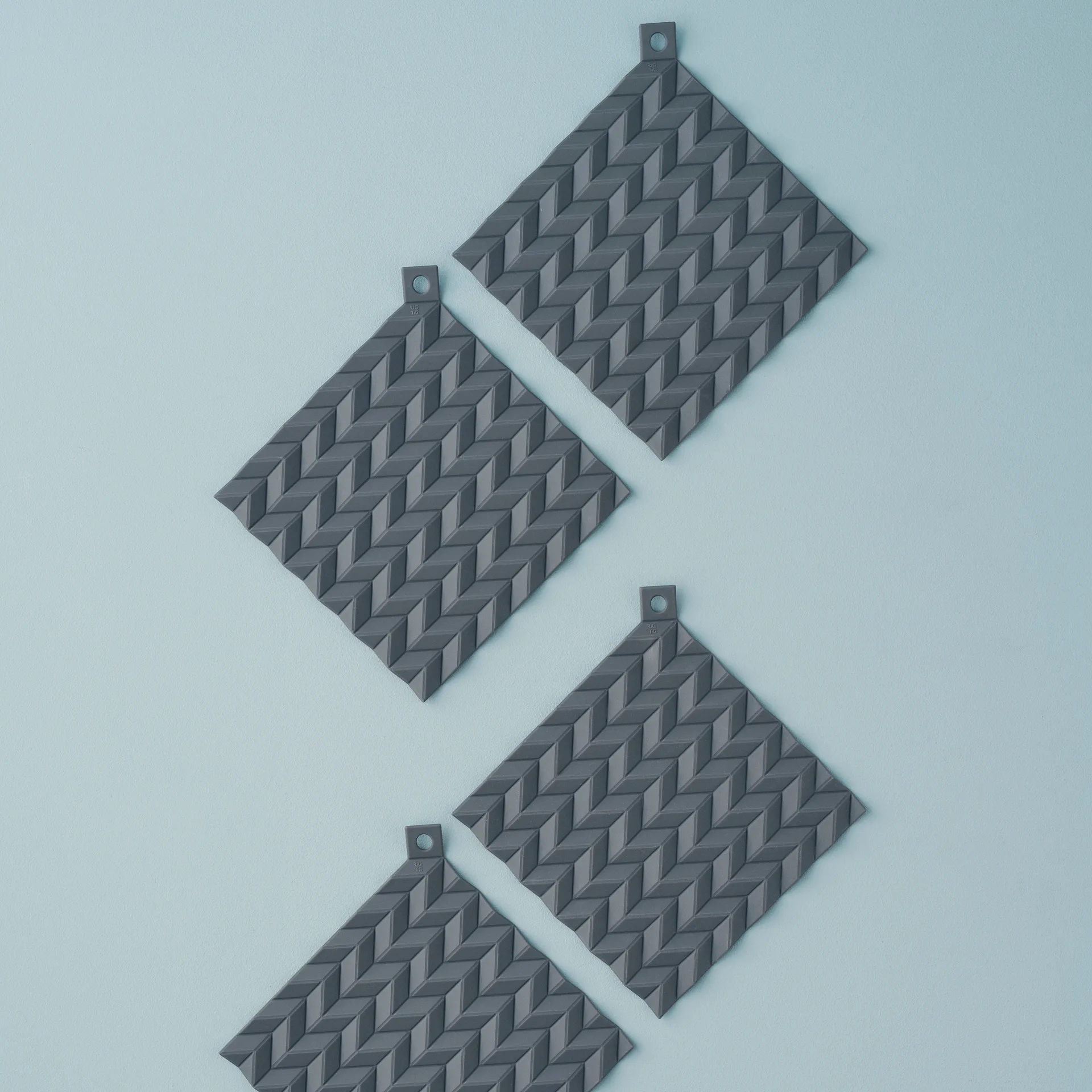 Guanto da forno HOLD-ON confezione da 2 , Grigio RIG-TIG