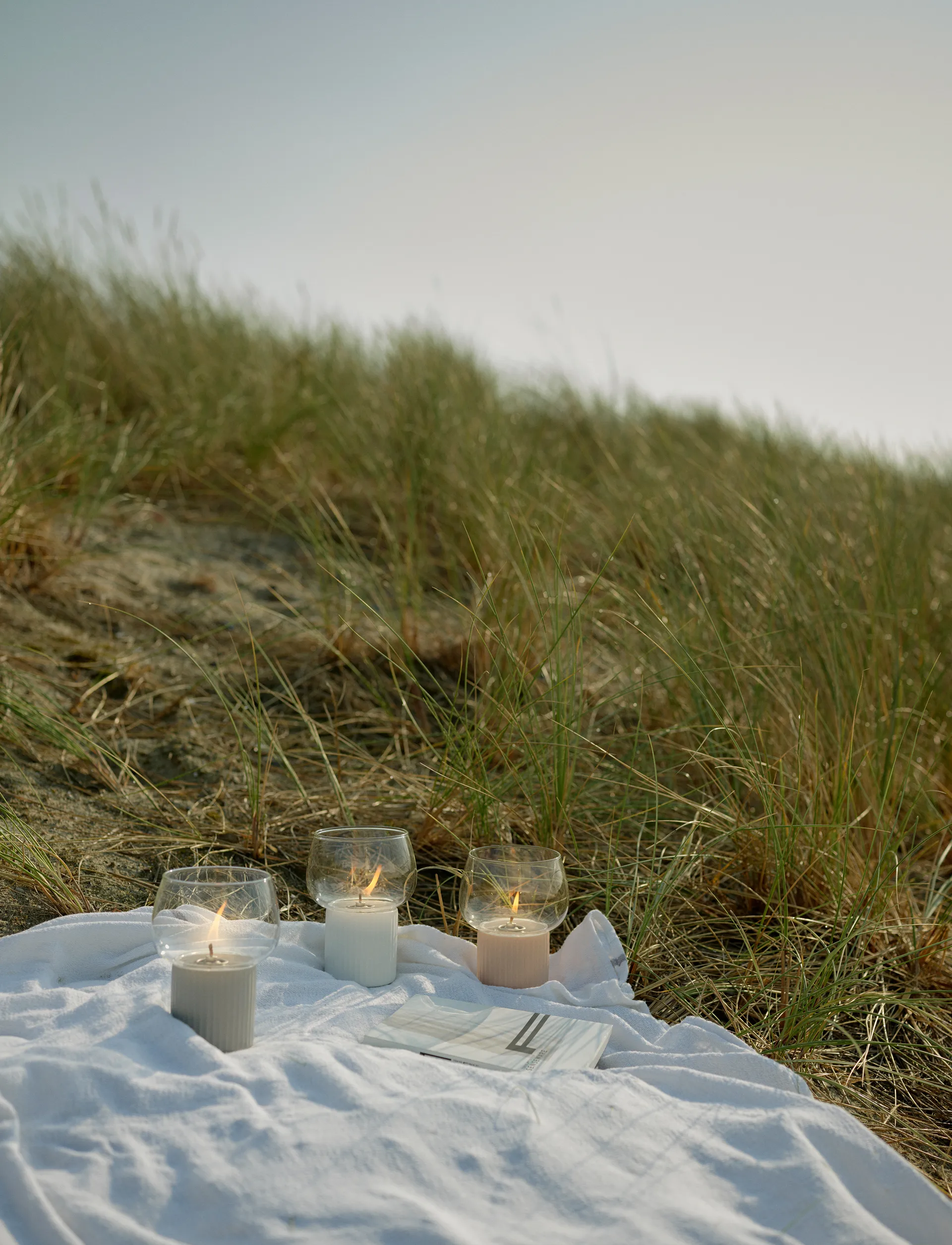 Lampada ad olio HYGGE Hurricane, 16 cm, Grey RIG-TIG