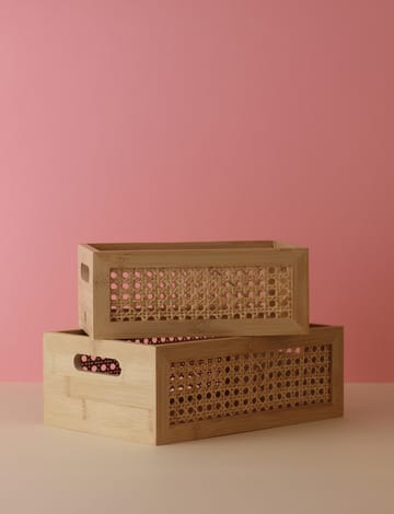 Scatola portaoggetti Bamboo box 20x30 cm - Bambù - RIG-TIG