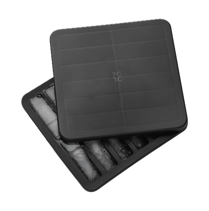 Stampo per cubetti di ghiaccio FREEZE-IT con coperchio - 2,5x19x19 cm - RIG-TIG