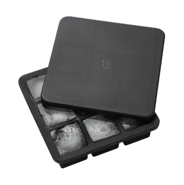 Stampo per cubetti di ghiaccio FREEZE-IT con coperchio - 5x19x19 cm - RIG-TIG