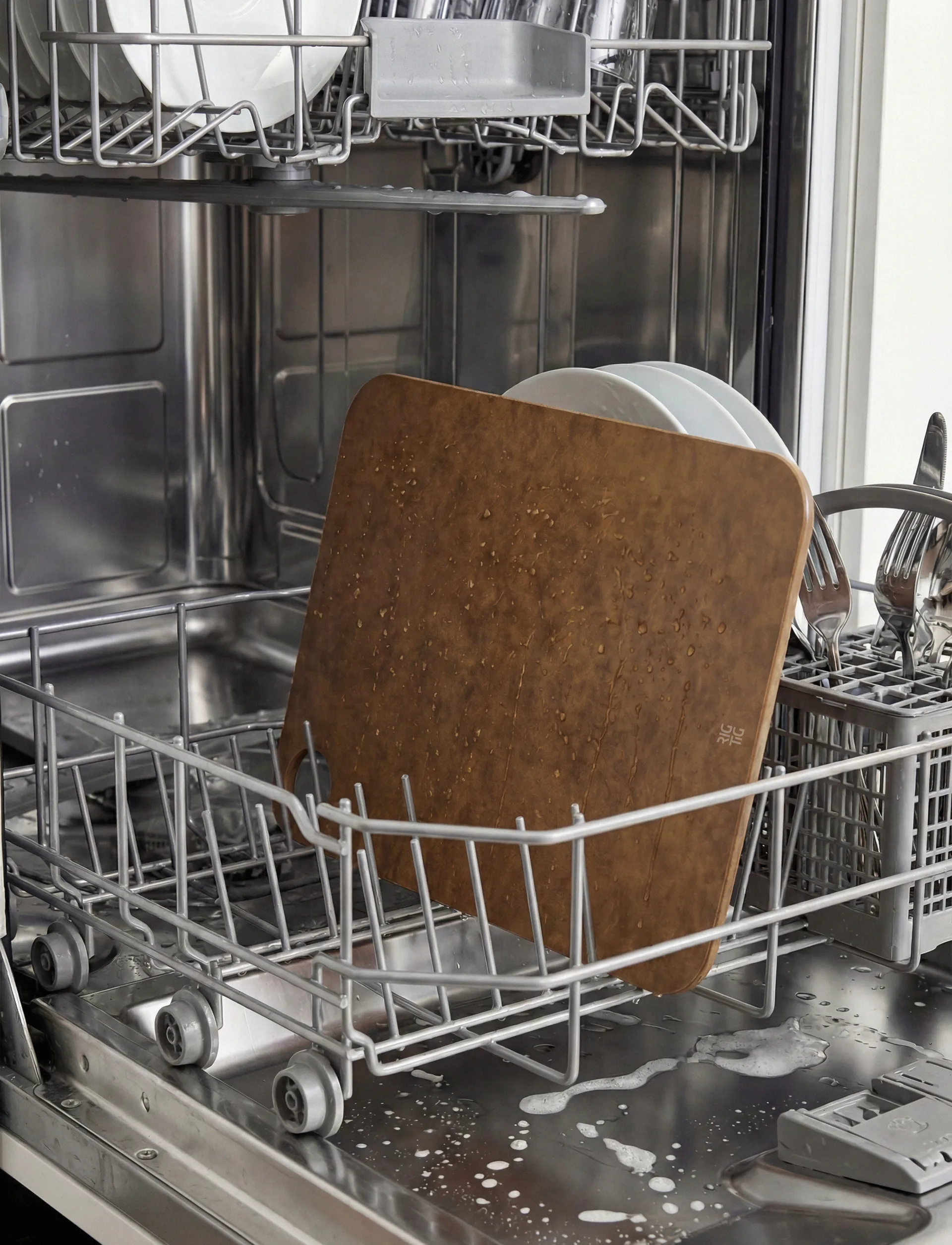 Tagliere CUT-IT, Marrone, 23,5×31 cm RIG-TIG