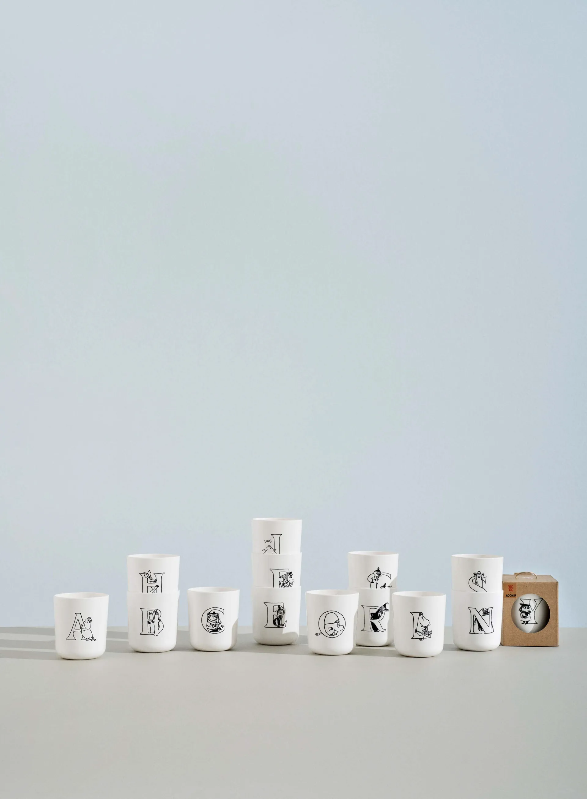 Tazza Moomin ABC 20 cl, B RIG-TIG