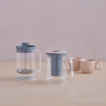 Tea press Brew-It 0,7 L - grigio-rosa - RIG-TIG
