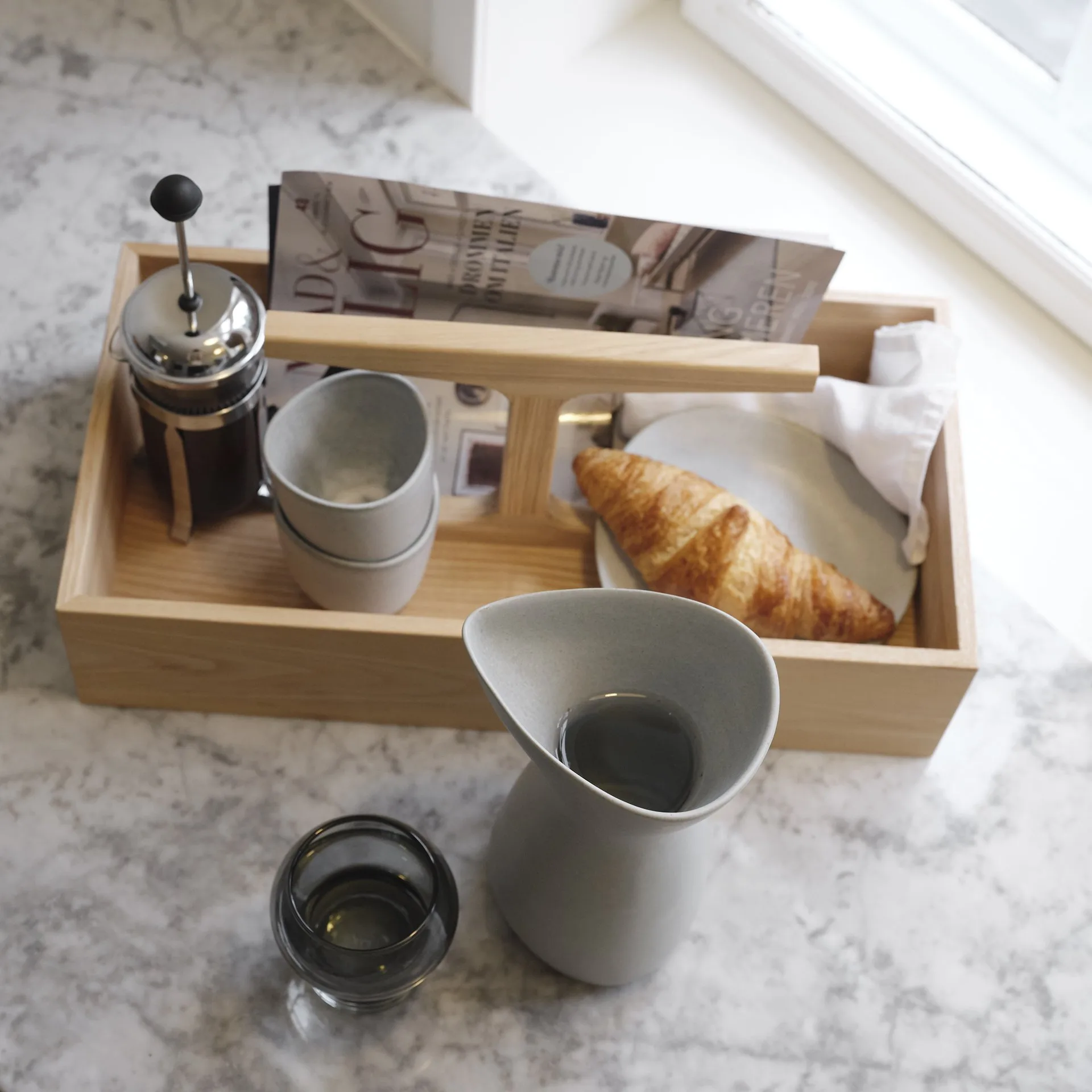 Brocca nr. 58 grande, Ash grey Ro Collection