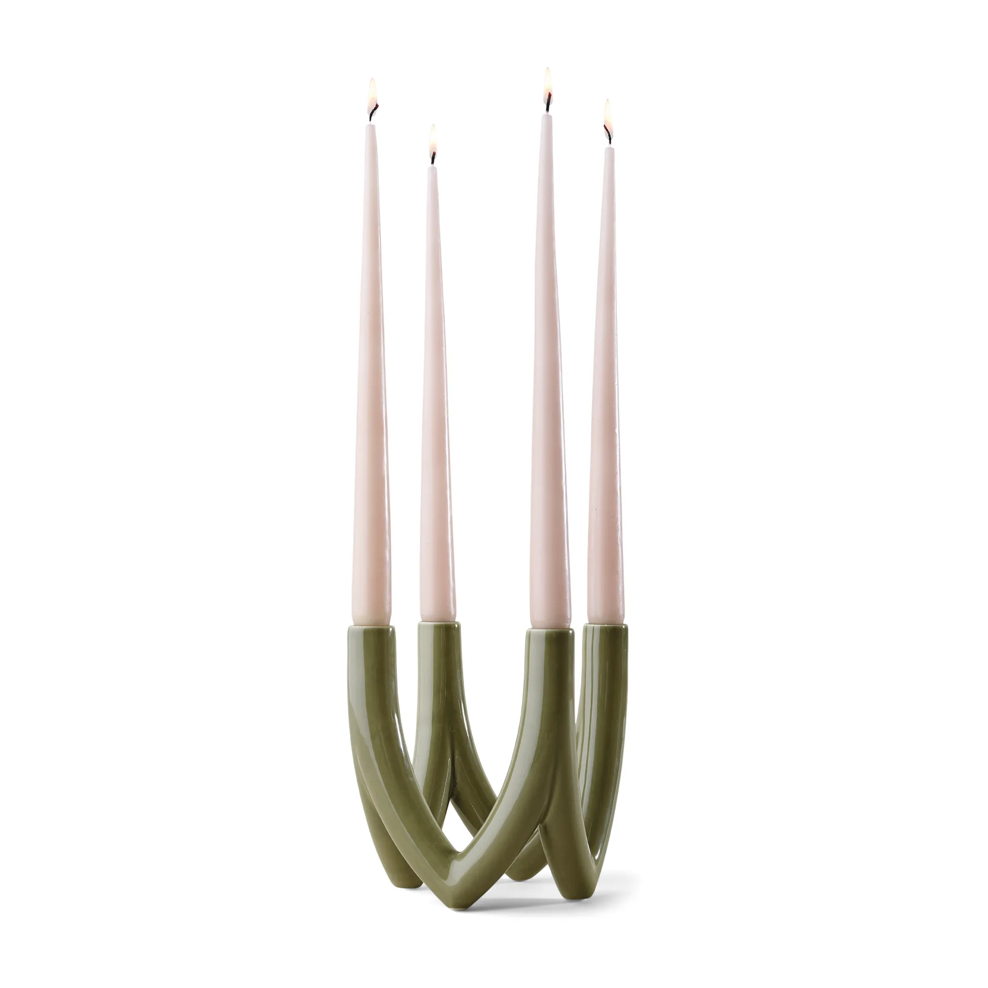 Candeliere Chandelier nr. 56, Verde oliva Ro Collection