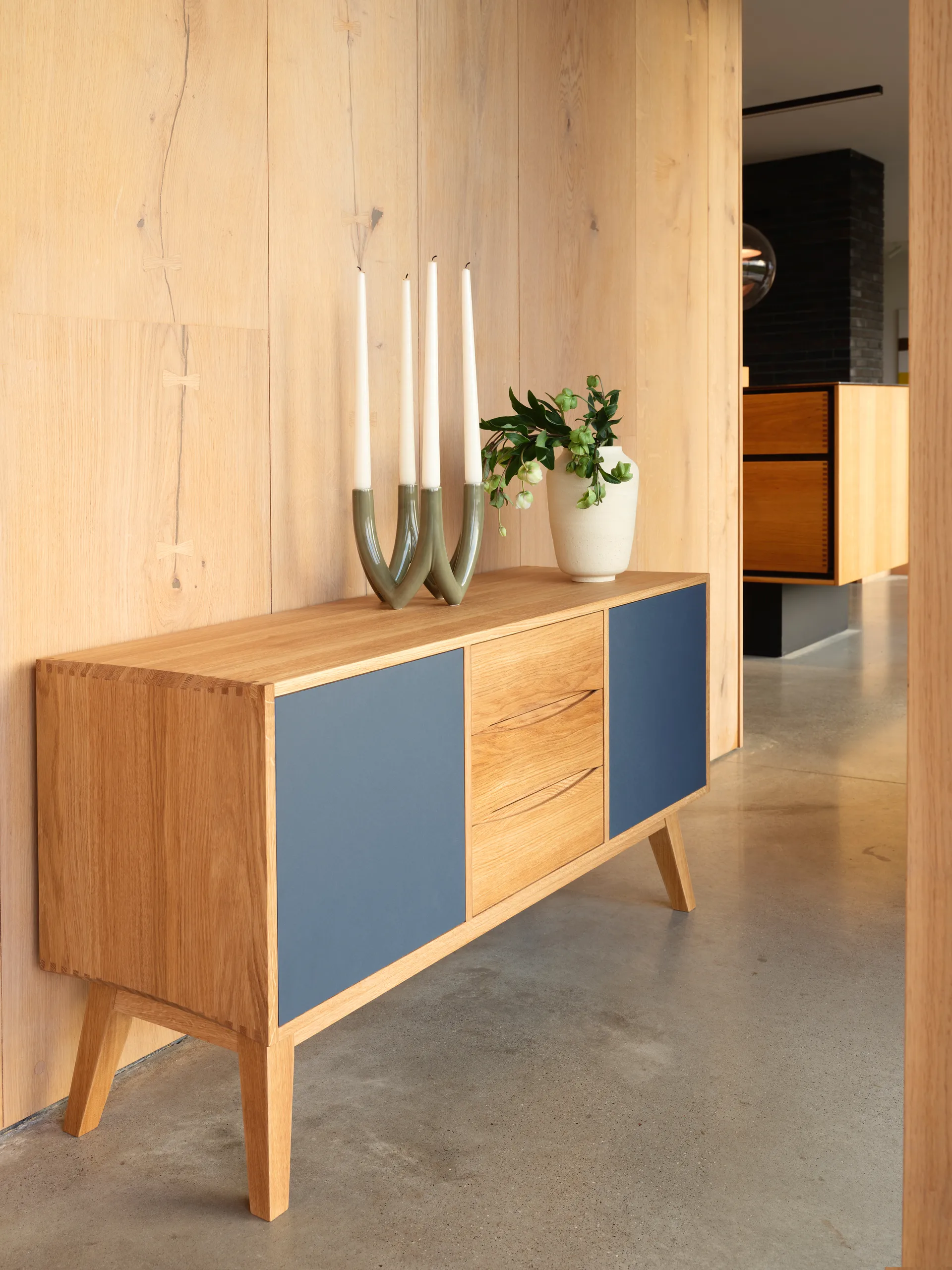 Candeliere Chandelier nr. 56, Verde oliva Ro Collection