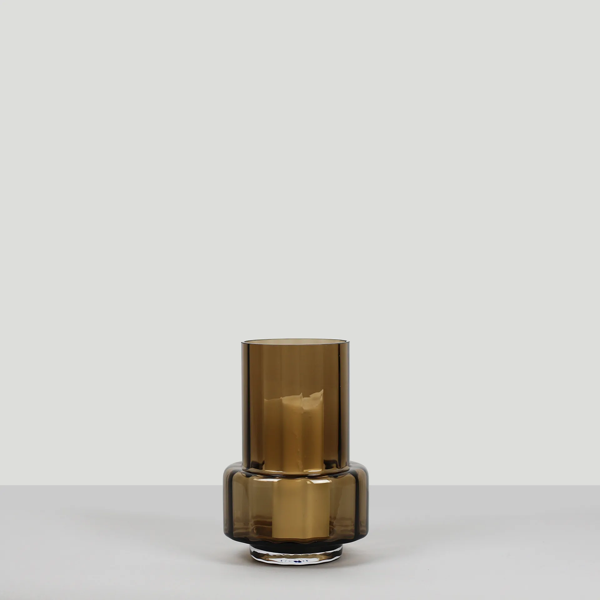 Portacandela Hurricane Reflections nr. 26, Seppia Ro Collection