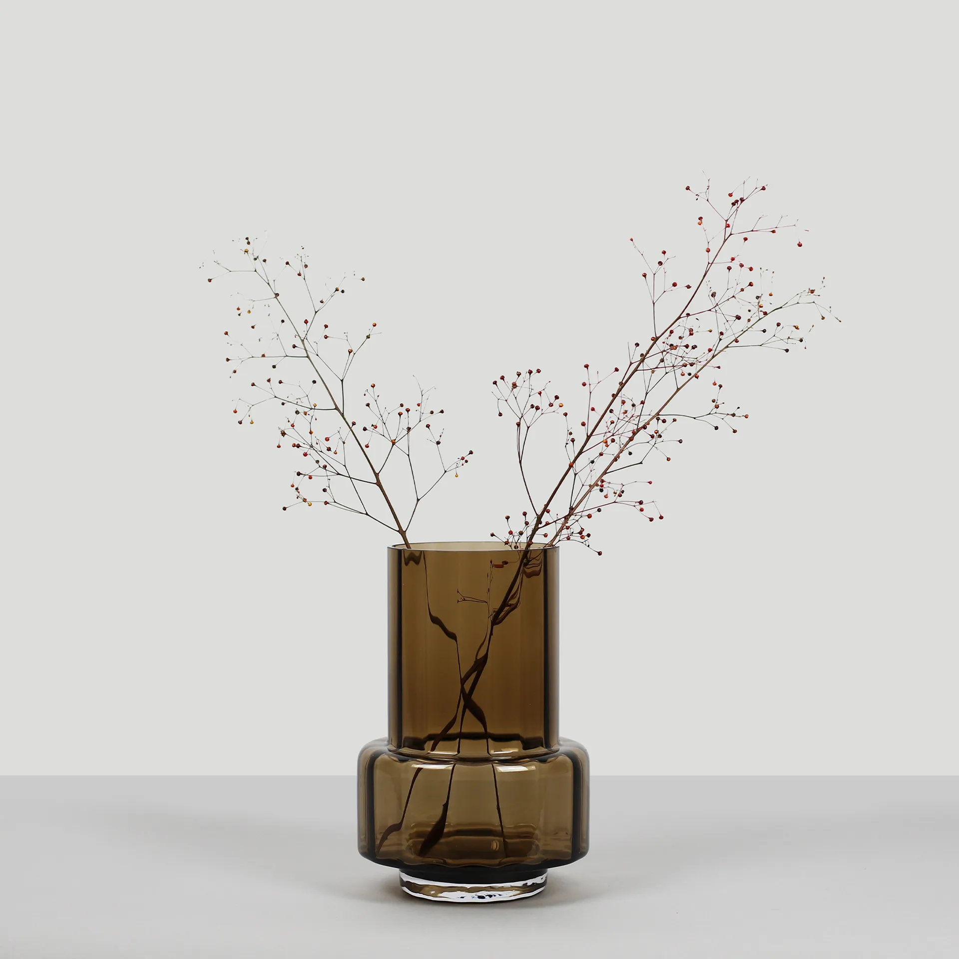 Portacandela Hurricane Reflections nr. 26, Seppia Ro Collection