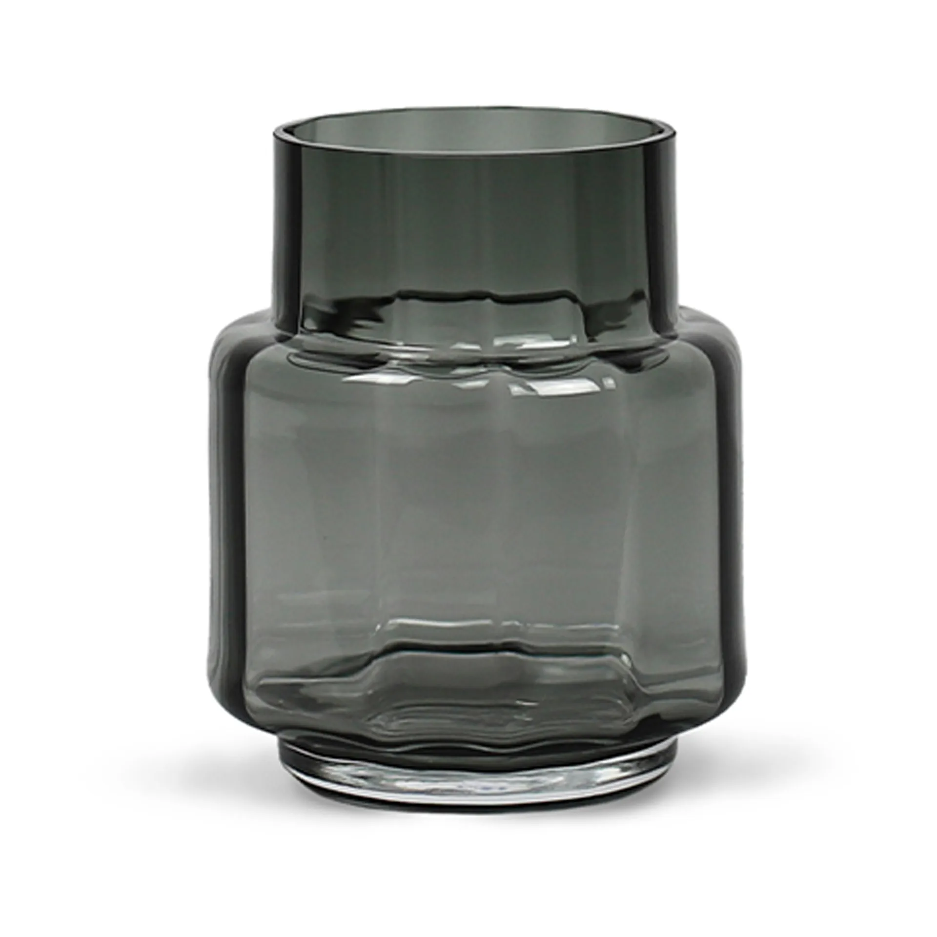 Portacandela Hurricane Reflections nr. 53, Grigio fumo Ro Collection