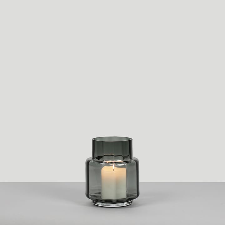 Portacandela Hurricane Reflections nr. 53, Grigio fumo Ro Collection