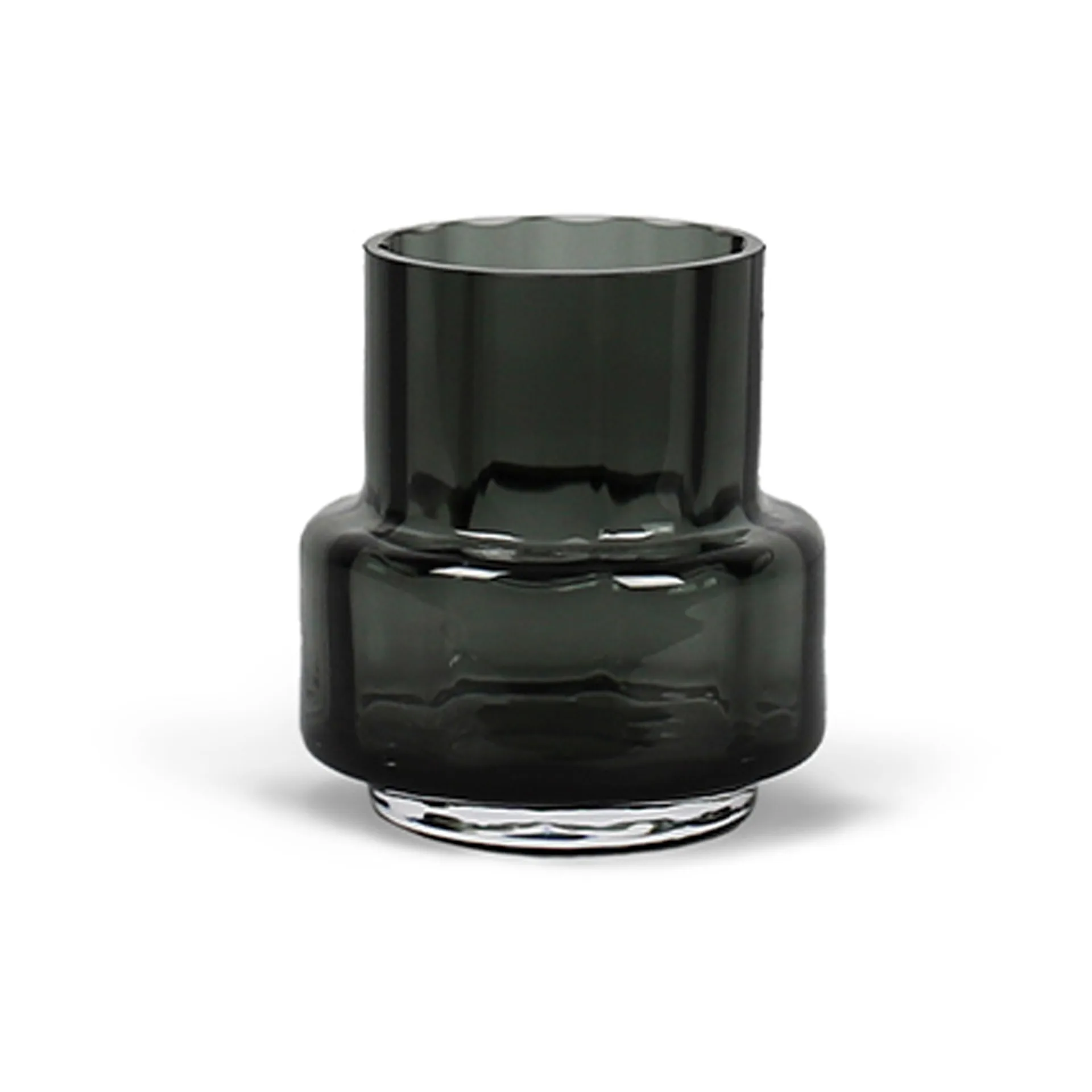 Portacandele Hurricane Reflections Tealight nr. 25, Grigio fumo Ro Collection