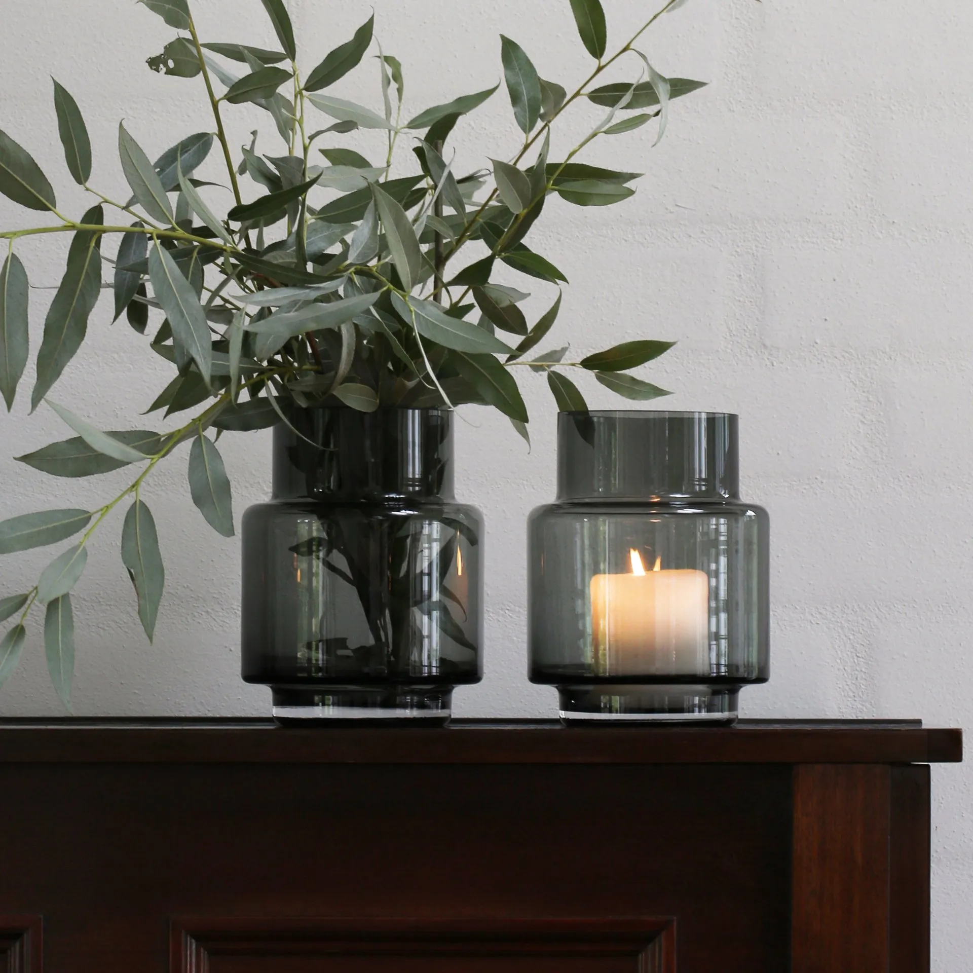 Vaso Hurricane nr. 53, smoked grey Ro Collection