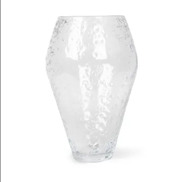 Vaso in vetro Crushed grande - Trasparente - Ro Collection