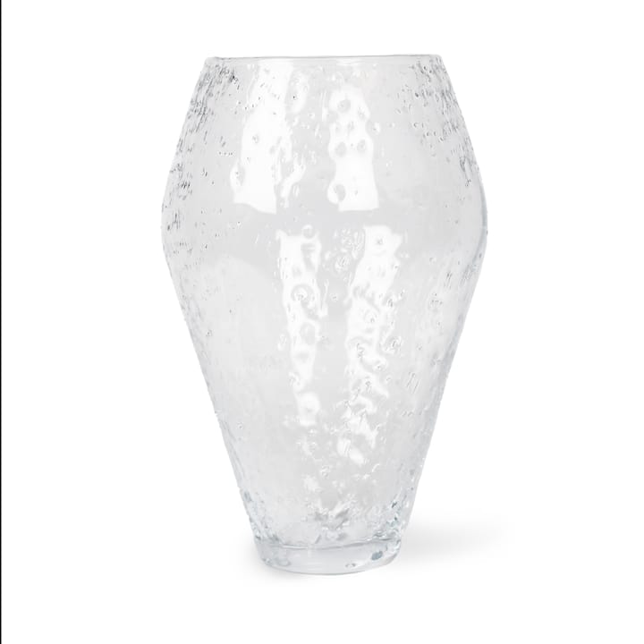 Vaso in vetro Crushed grande - Trasparente - Ro Collection