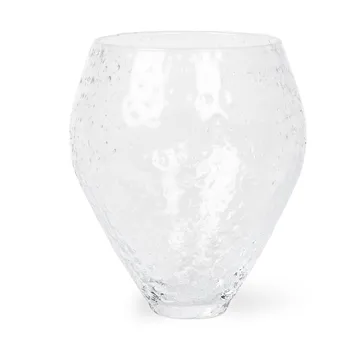 Vaso in vetro Crushed medio - Trasparente - Ro Collection