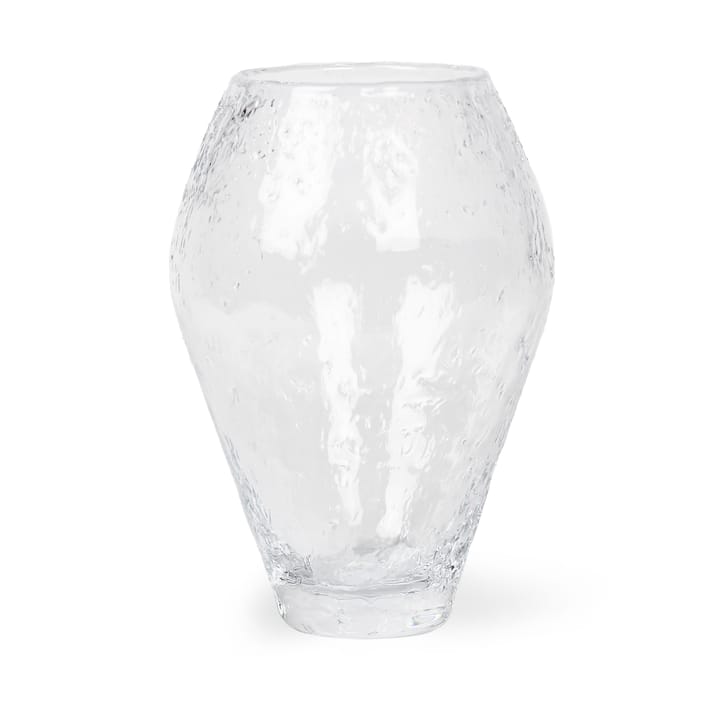 Vaso in vetro Crushed piccolo - Trasparente - Ro Collection