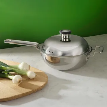 316 Series wok pan - Acciaio inox, 28 cm - Robert Welch