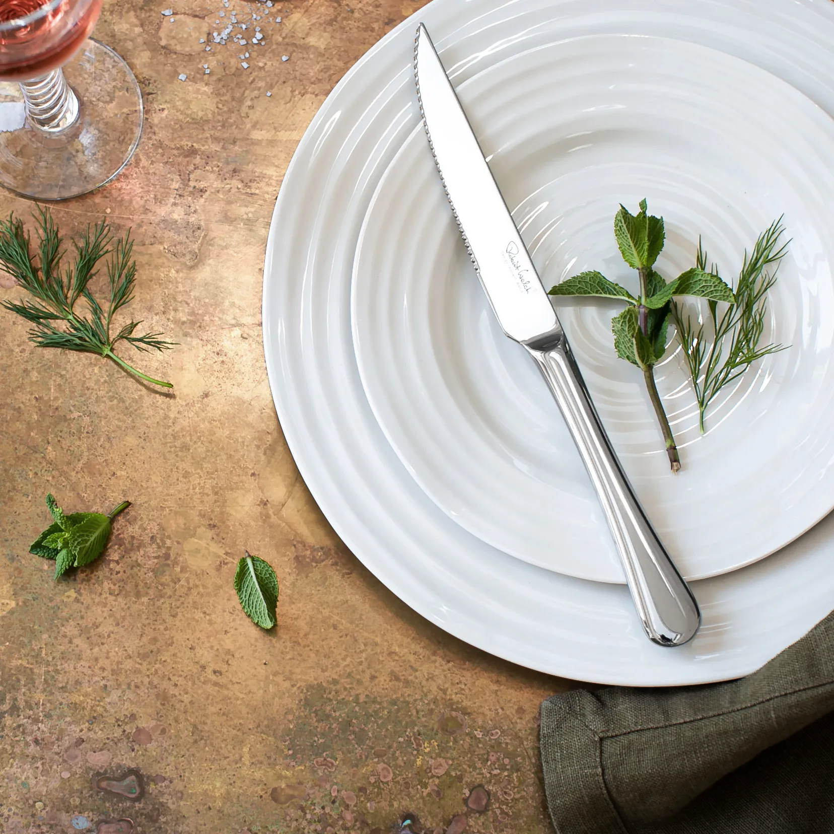 Coltello da bistecca Radford lucido, Acciaio inossidabile Robert Welch