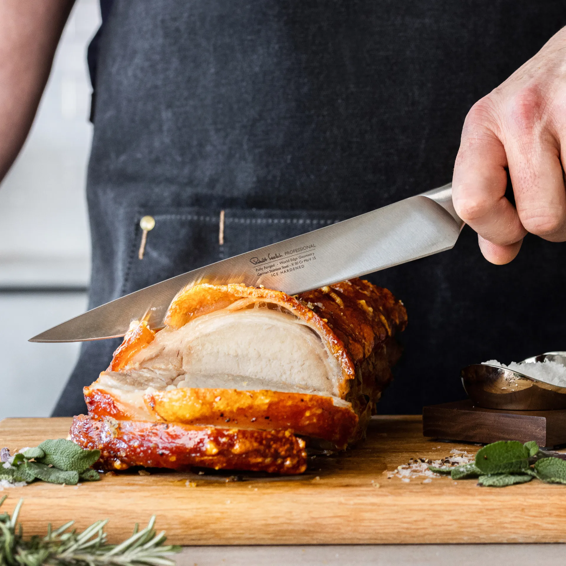 Coltello da intaglio professionale Robert Welch 22 cm, Acciaio inossidabile Robert Welch