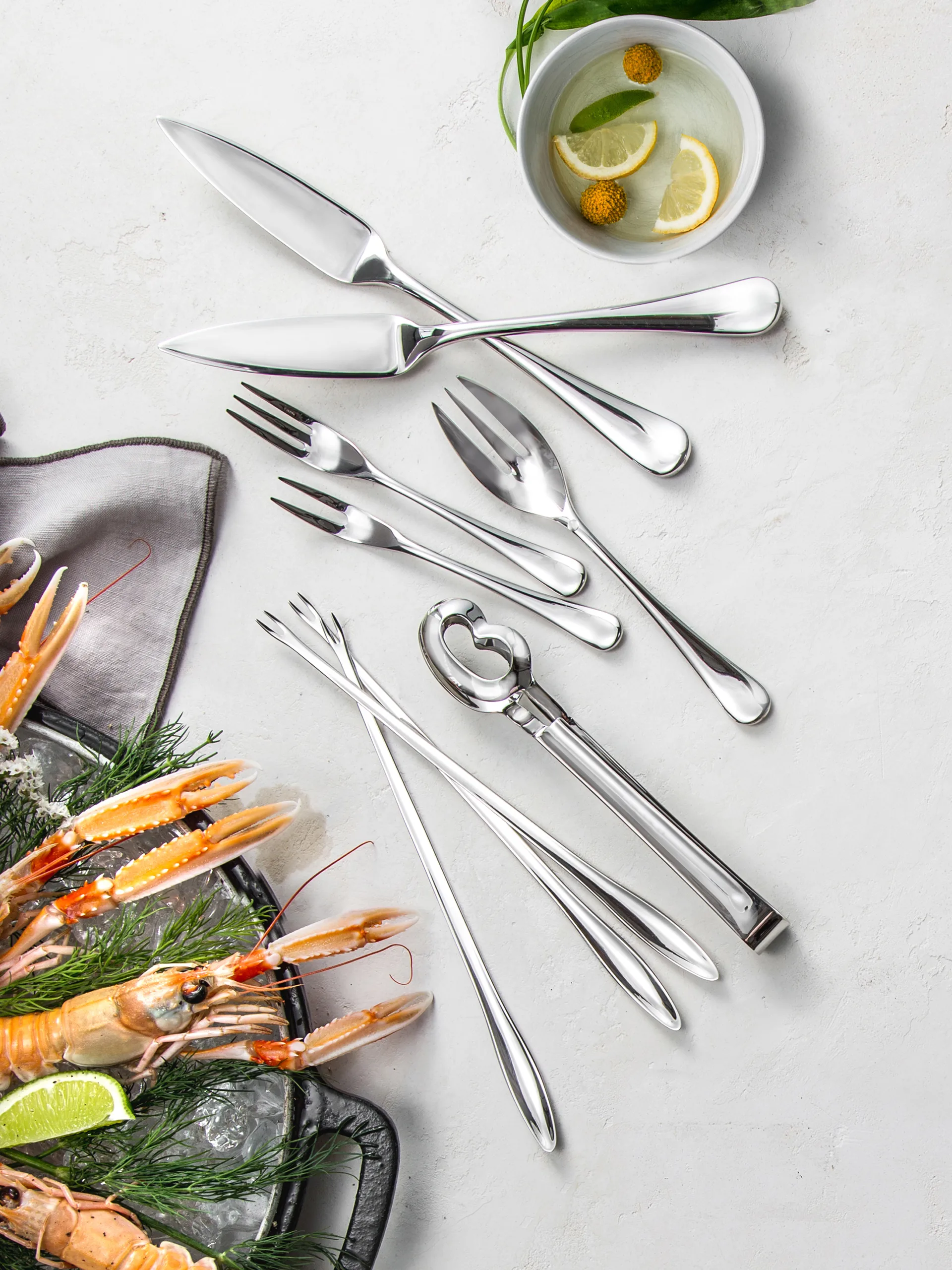 Coltello da pesce Radford lucido, Acciaio inossidabile Robert Welch