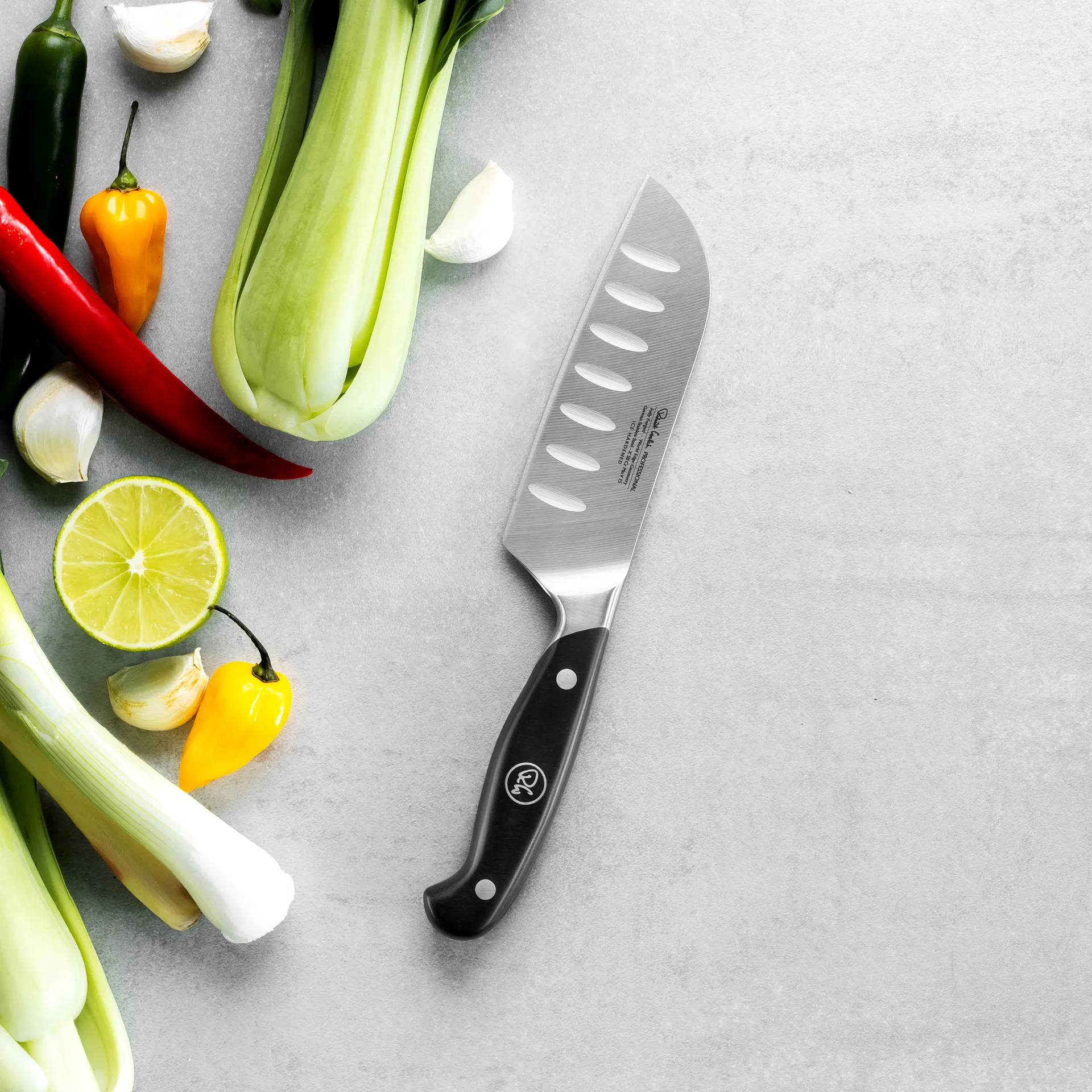 Coltello professionale santoku Robert Welch 12 cm, Acciaio inossidabile Robert Welch