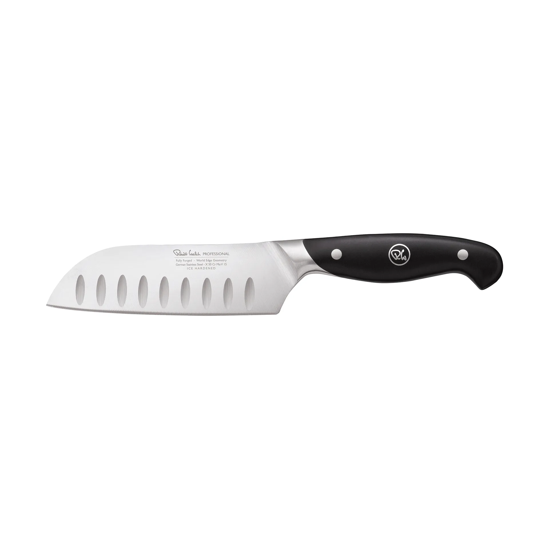 Coltello professionale santoku Robert Welch 14 cm, Acciaio inossidabile Robert Welch