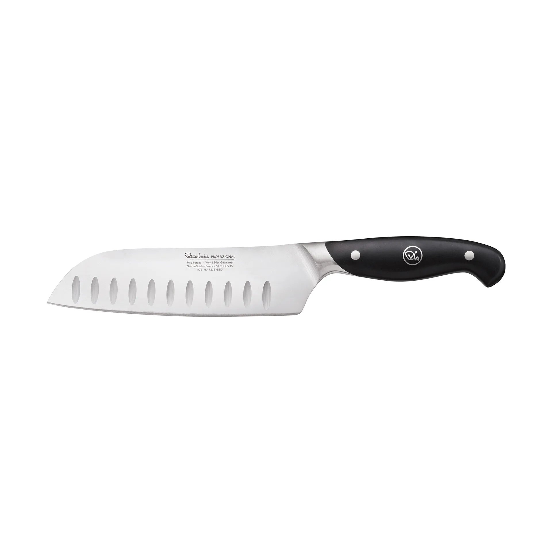 Coltello professionale santoku Robert Welch 17 cm, Acciaio inossidabile Robert Welch