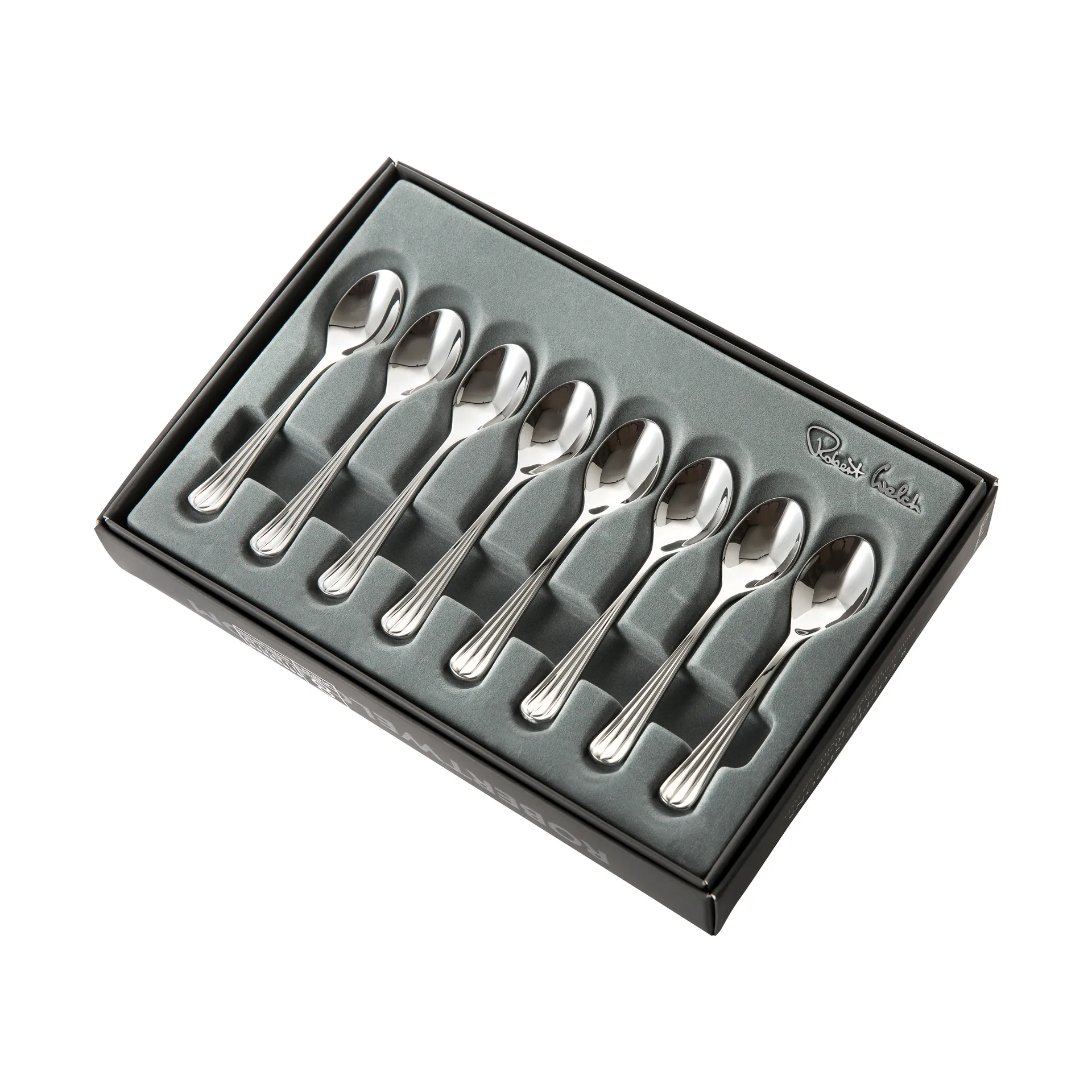 Cucchiaino da caffè Palm Bright, confezione da 8, Acciaio inox Robert Welch