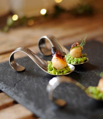 Cucchiaio da antipasto Amuse Bouche Radford liscio - acciaio inossidabile - Robert Welch