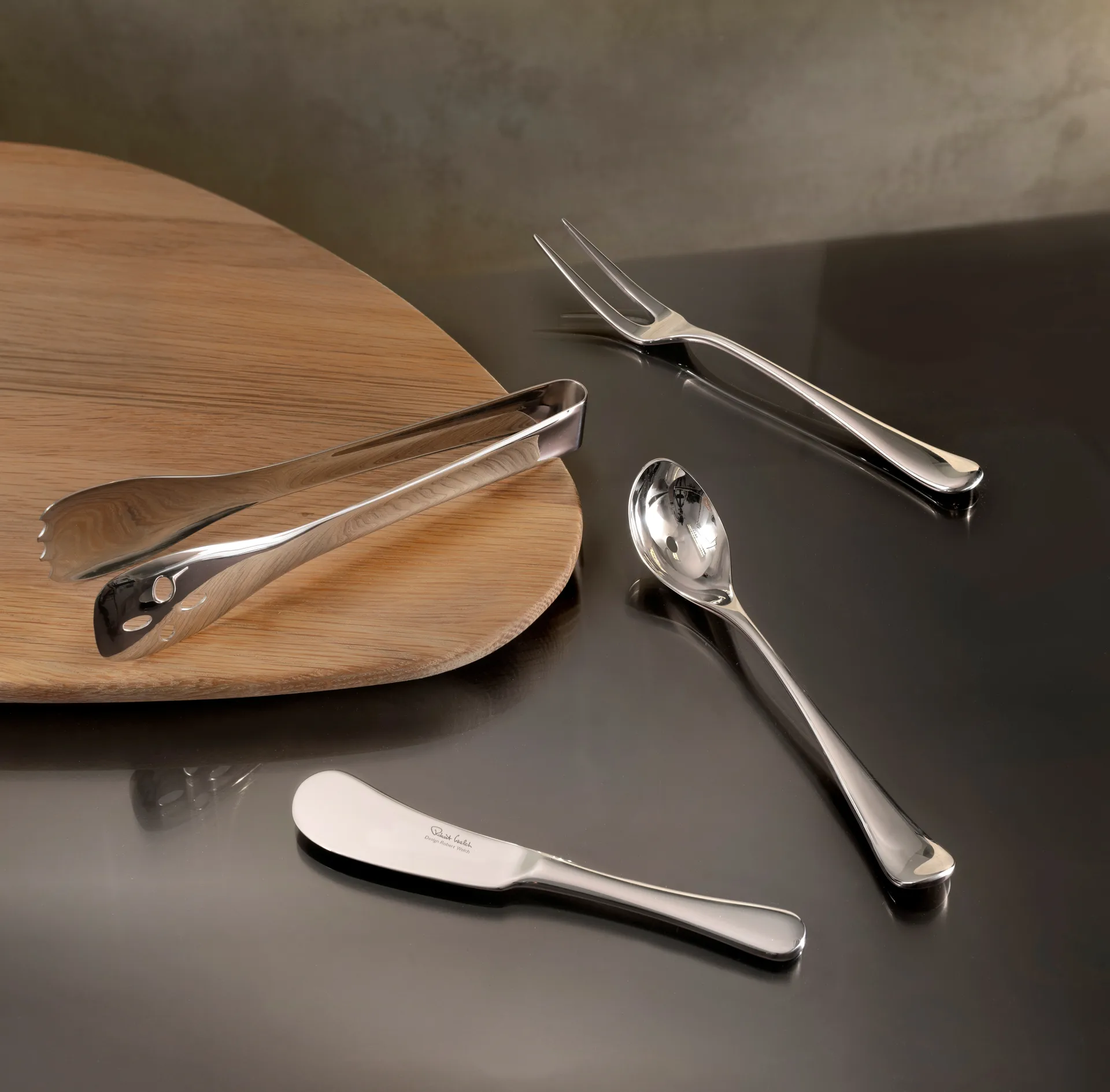 Cucchiaio per olive Radford lucido, Acciaio inossidabile Robert Welch