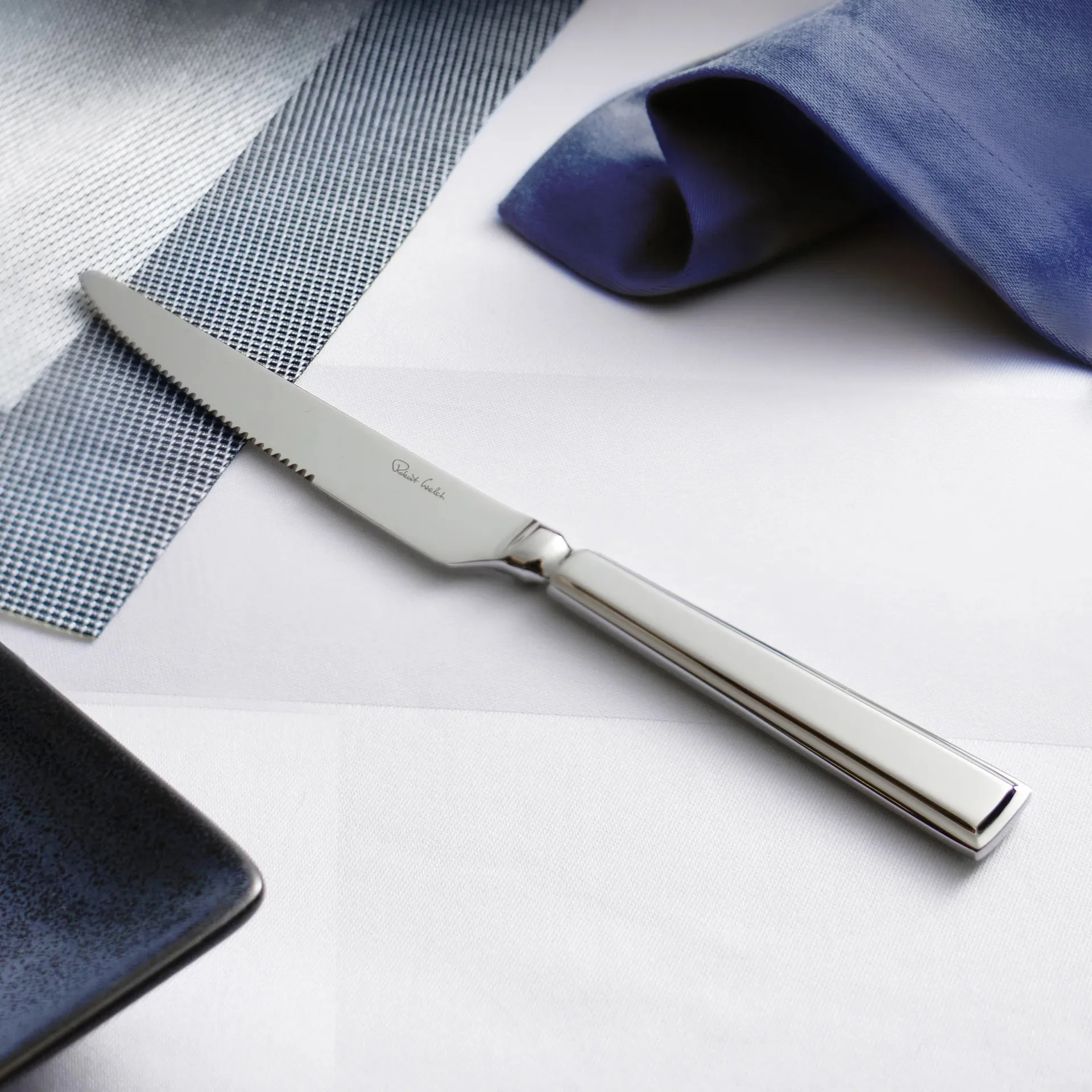 Fairford bright coltello da bistecca, Acciaio inossidabile, confezione da 4 Robert Welch