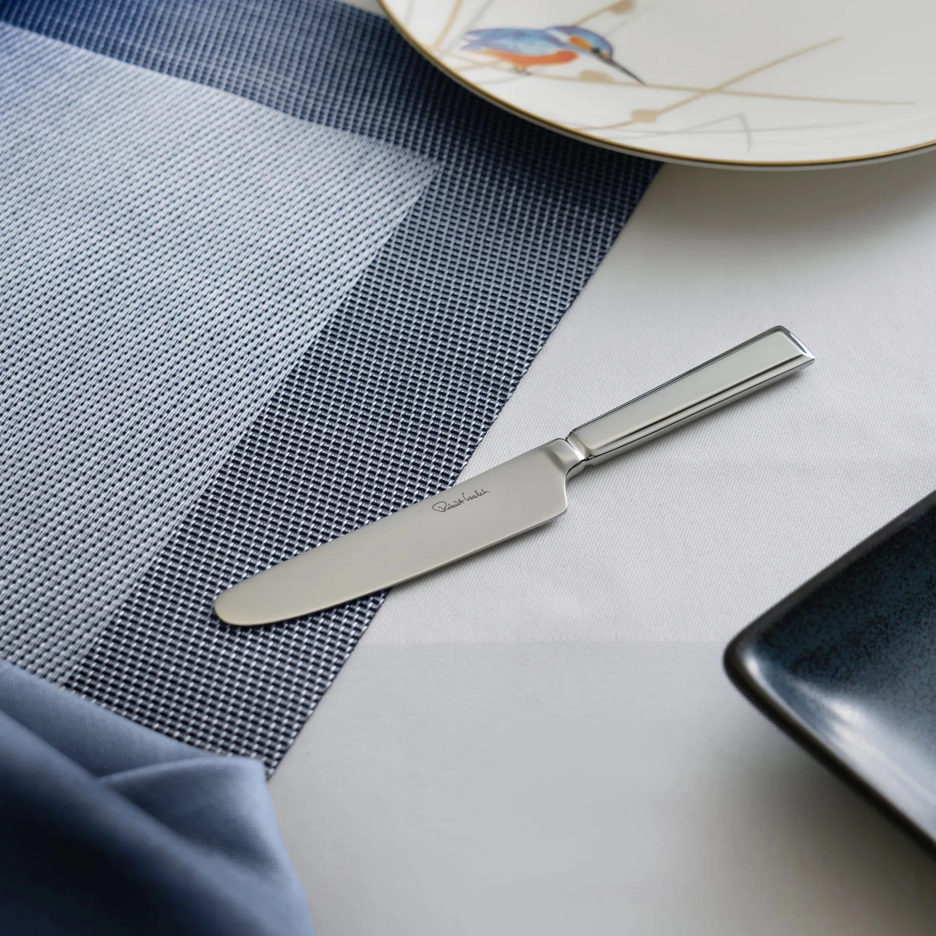 Fairford bright coltello da burro, Acciaio inossidabile, 16 cm Robert Welch