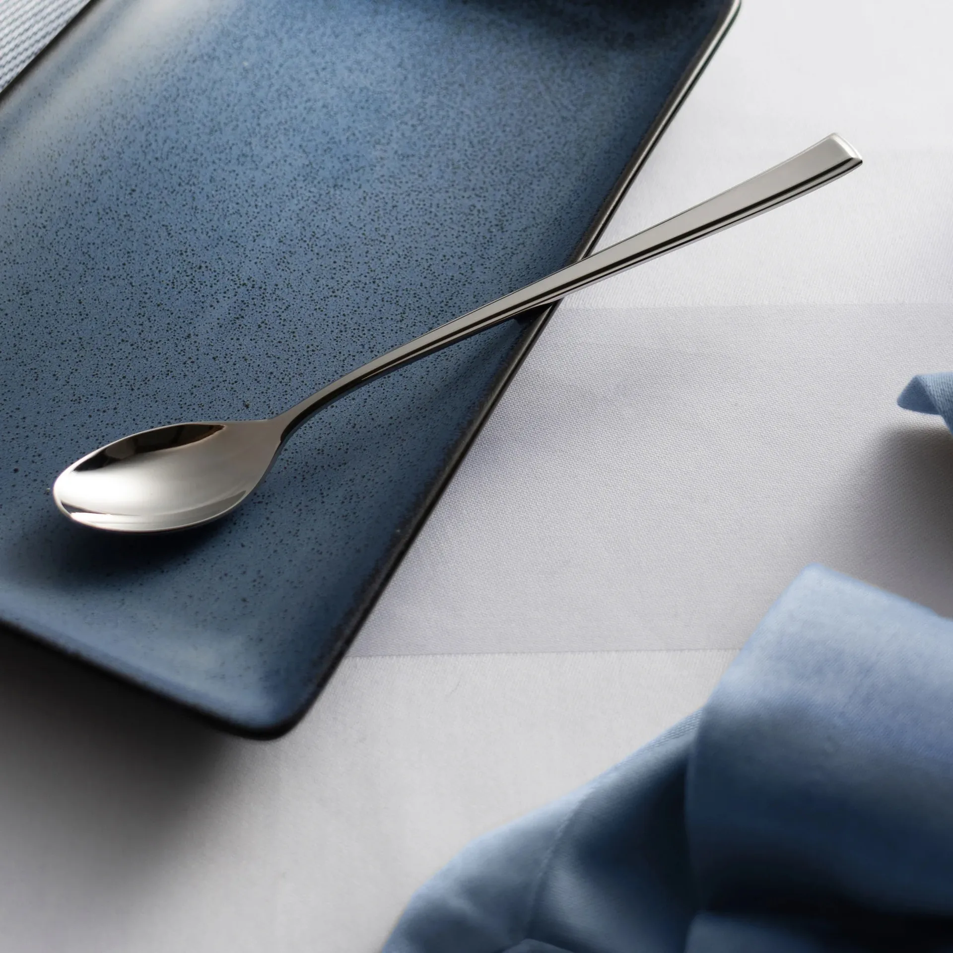 Fairford bright cucchiaino con manico lungo, Acciaio inossidabile, 20,1 cm Robert Welch