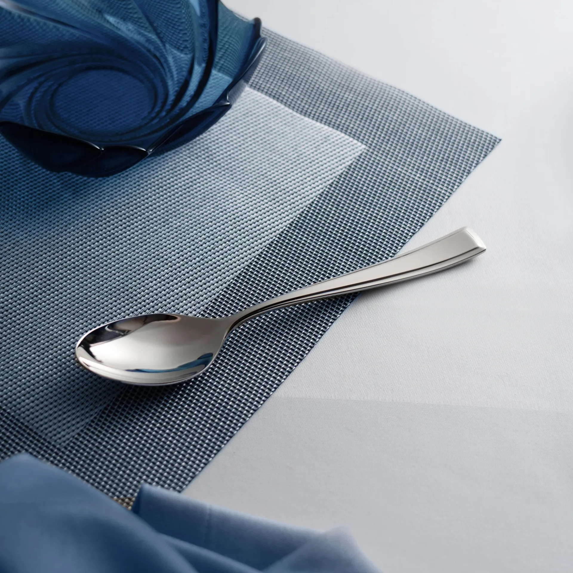 Fairford bright cucchiaio da dessert, Acciaio inossidabile, 18,4 cm Robert Welch