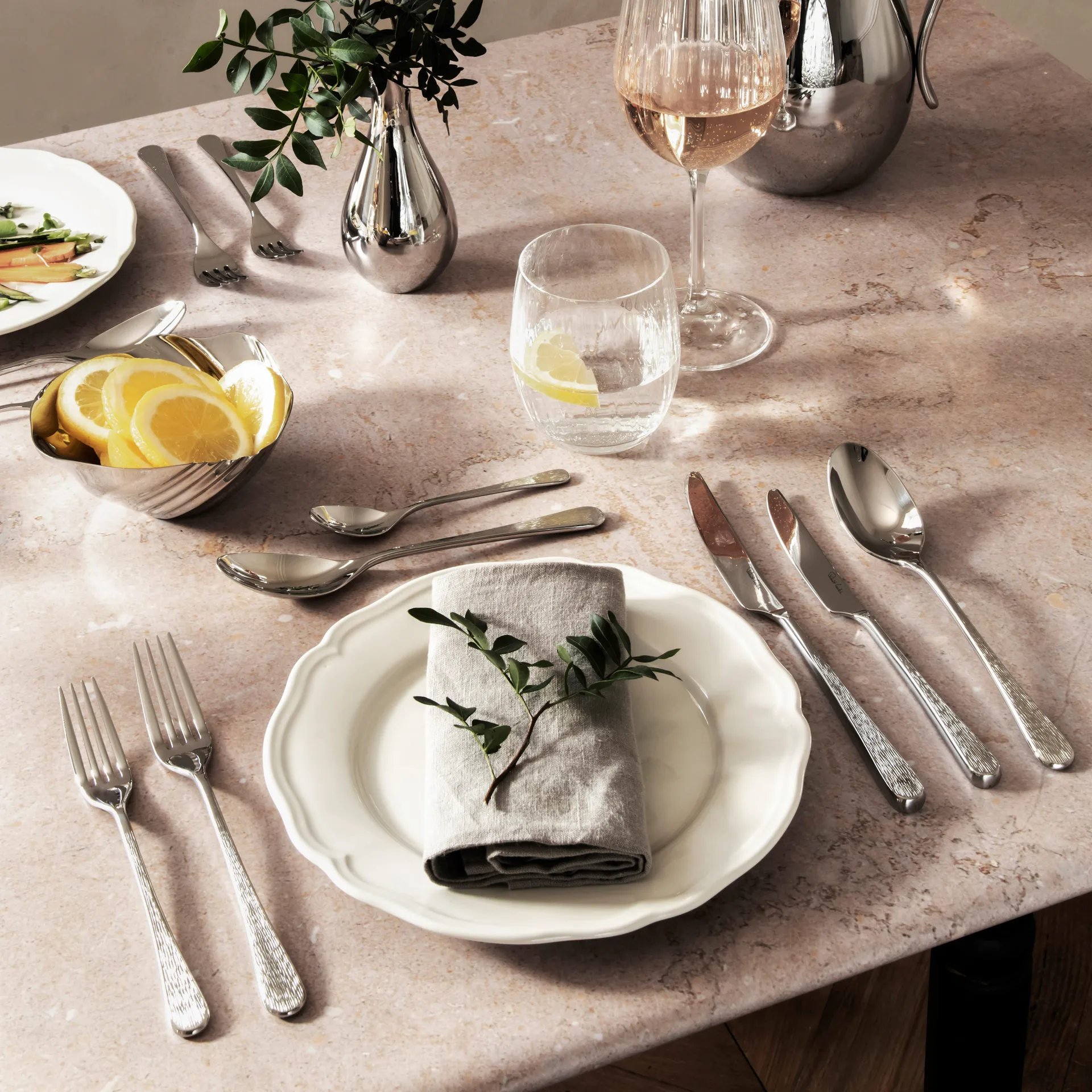 Forchetta da antipasto Skye Bright, acciaio inossidabile Robert Welch