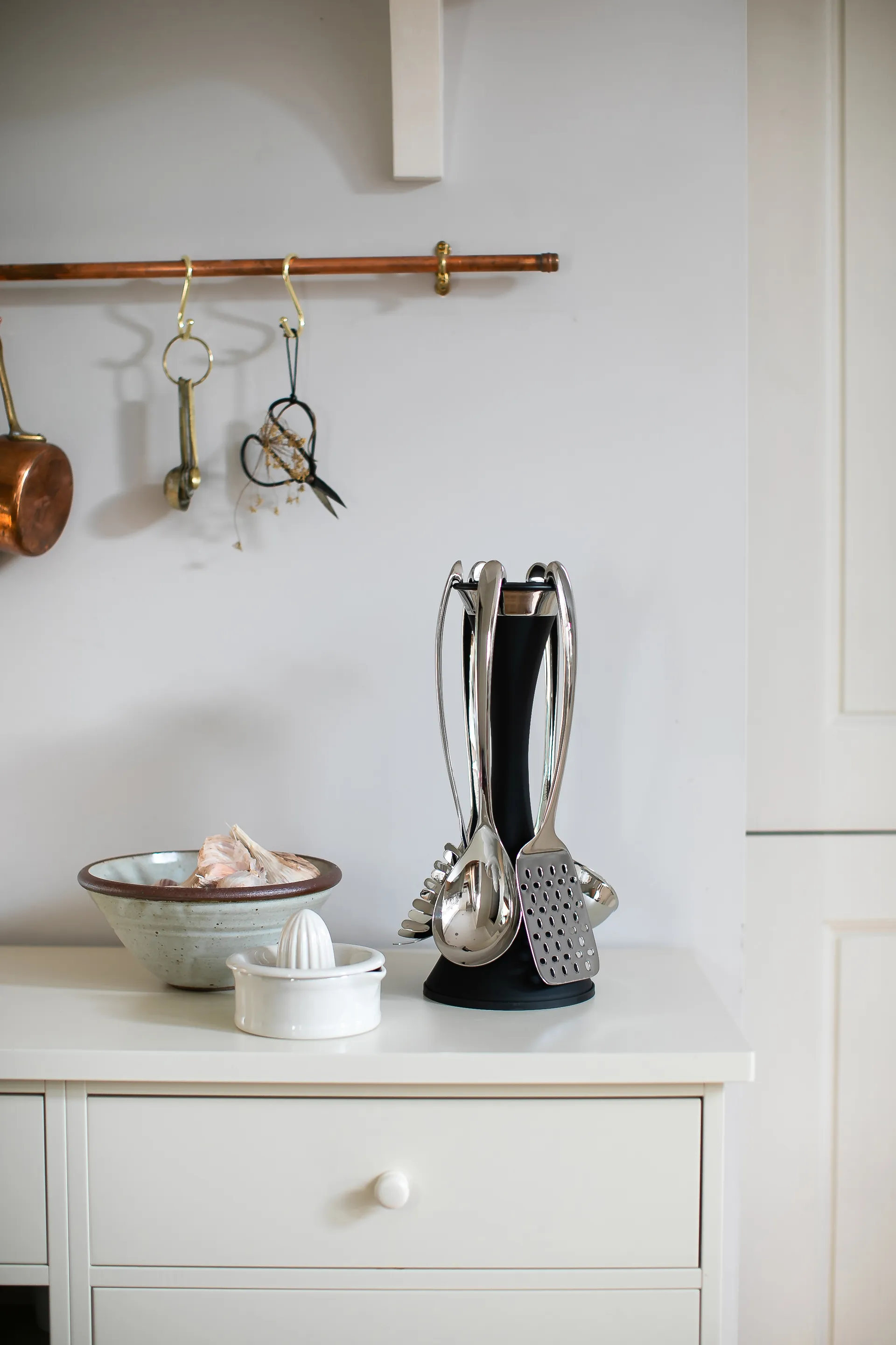 Gancio per utensili da cucina Robert Welch signature 6 pezzi, Nero Robert Welch