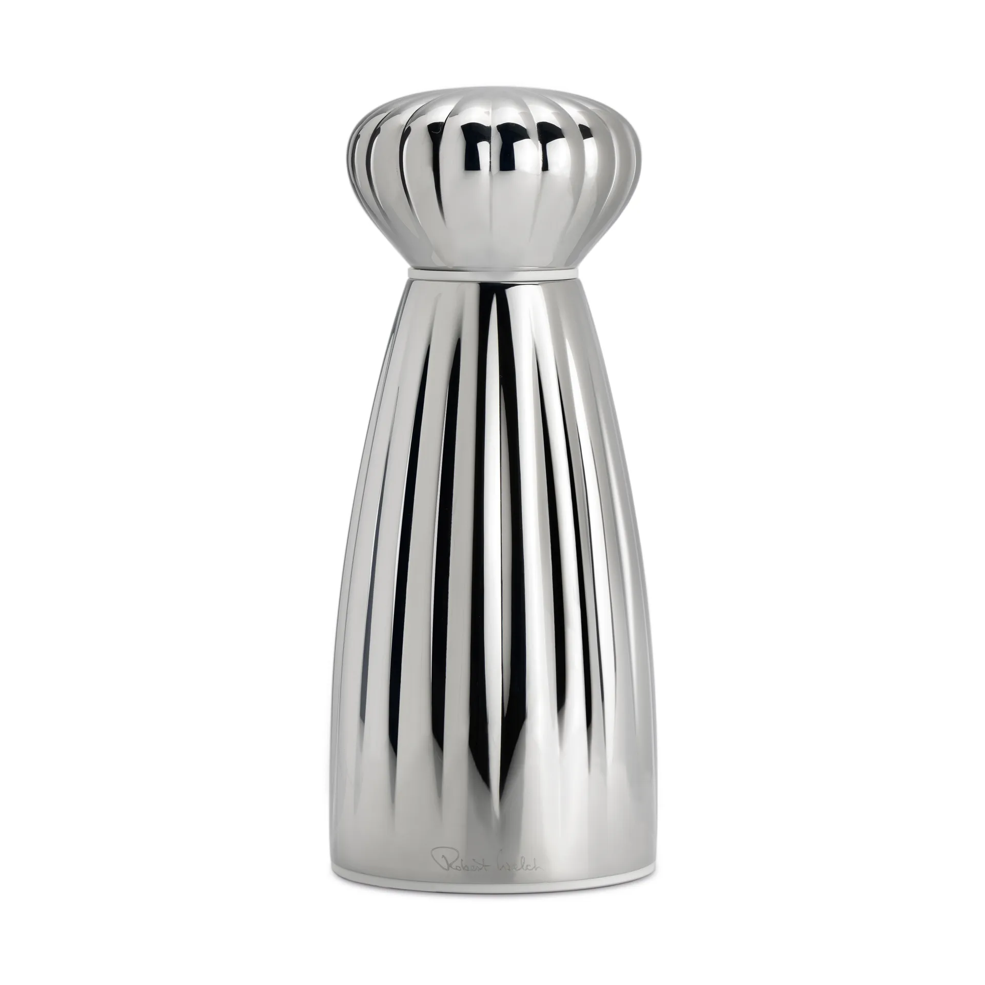Macinasale in acciaio inox Palm bright 16,8 cm, Bianco Robert Welch