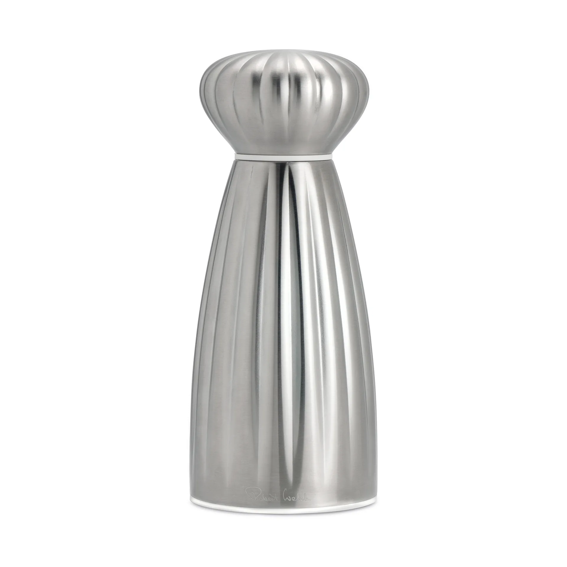 Macinasale in acciaio inox Palm satin 16,8 cm, Bianco Robert Welch