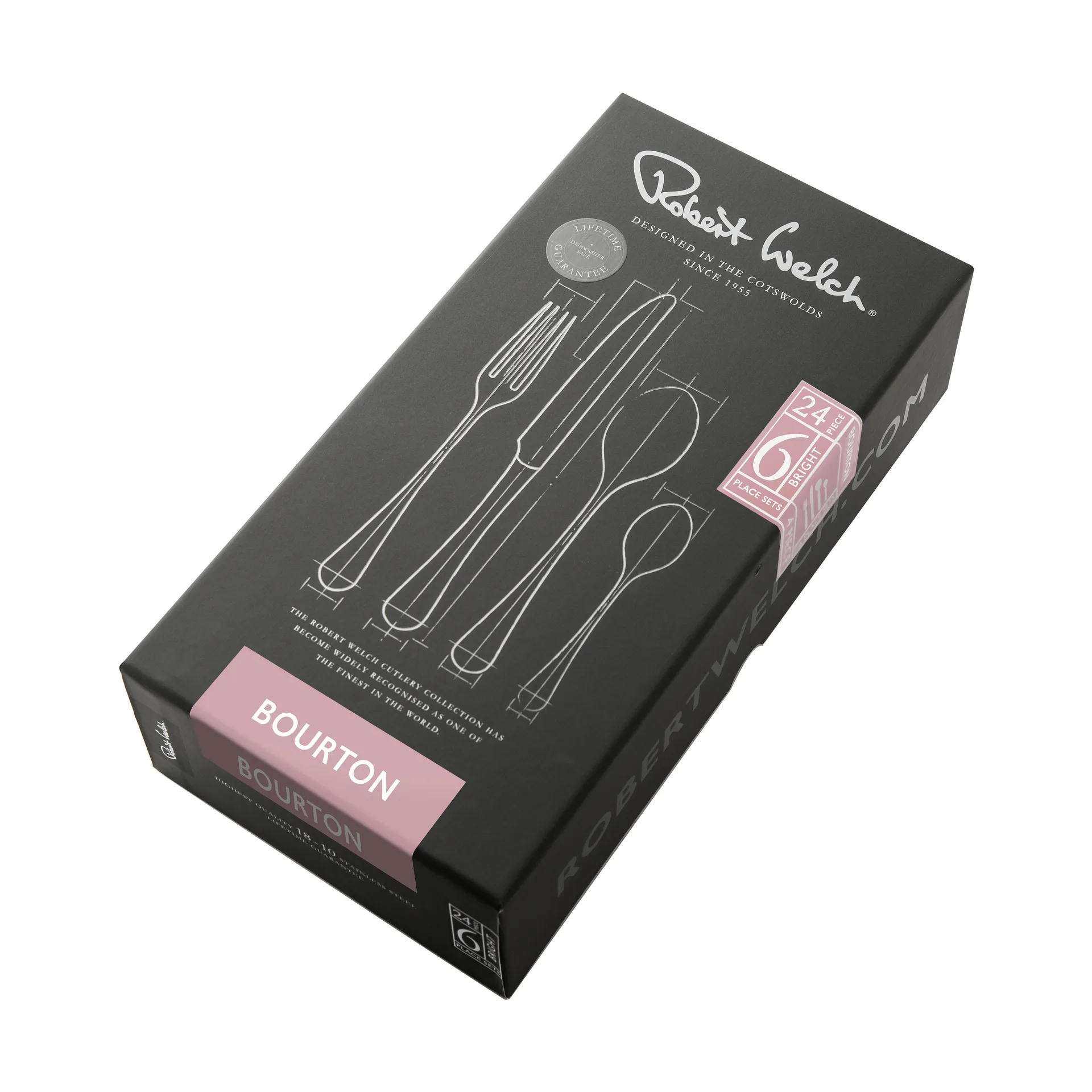 Posate Bourton Bright, 24 pezzi Robert Welch